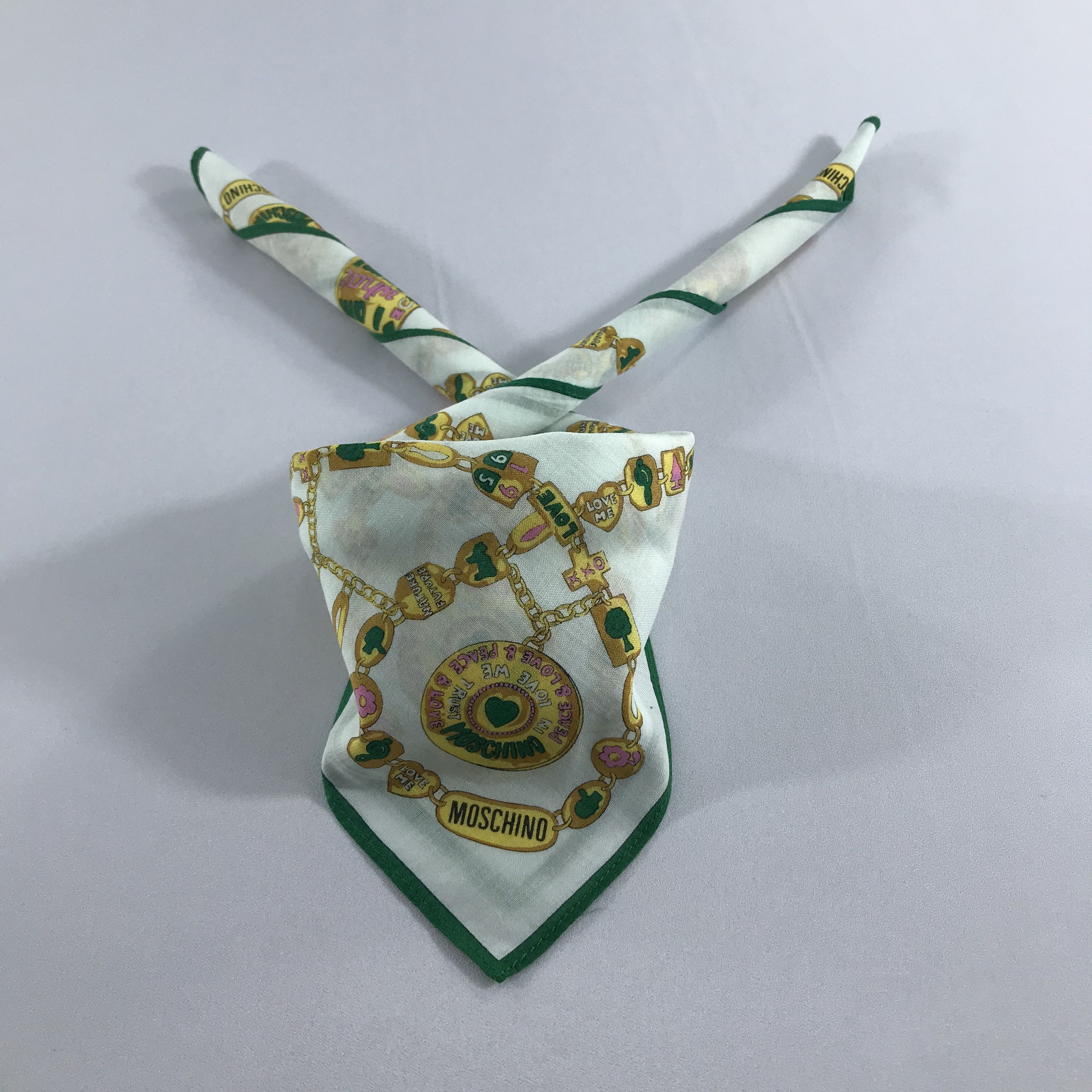 Moschino Moschino Handkerchief Neckerchief Bandana H1161 Size ONE SIZE - 1 Thumbnail