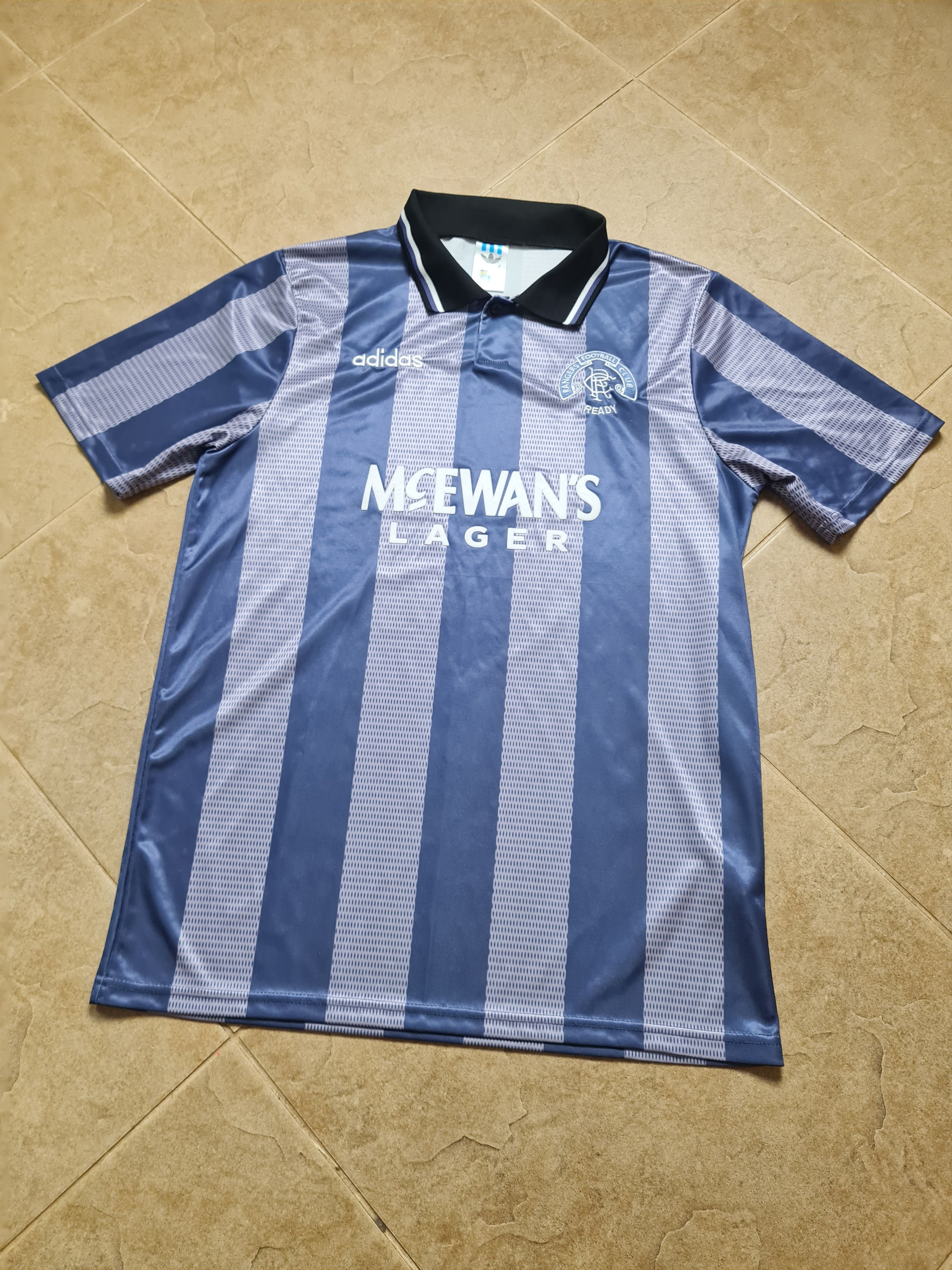 Adidas GLASGOW RANGERS 1994/1995 THIRD SHIRT SOCCER JERSEY ADIDAS L Size US L / EU 52-54 / 3 - 5 Thumbnail