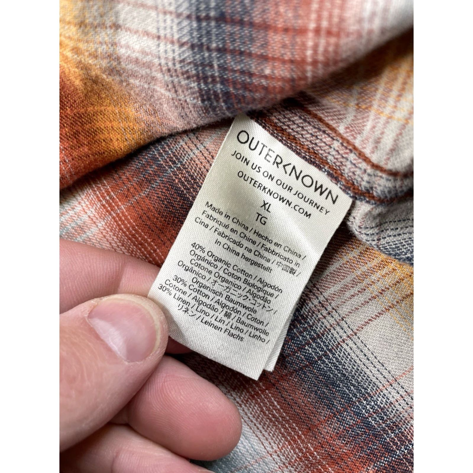 Outerknown OUTERKNOWN Highline Men's XL Button-Up Shirt Size US XL / EU 56 / 4 - 6 Thumbnail
