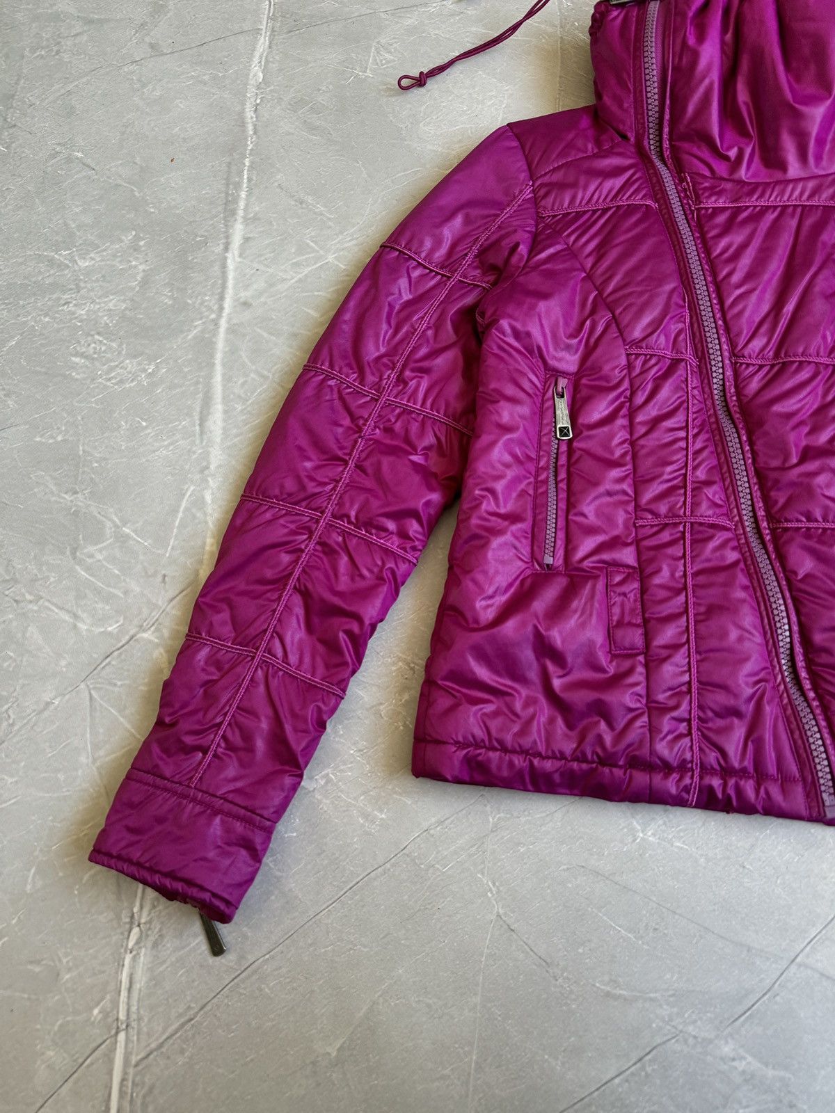 Diesel Rare Diesel Vintage High Neck Asymmetrical Bomber Jacket Size XS / US 0-2 / IT 36-38 - 7 Thumbnail