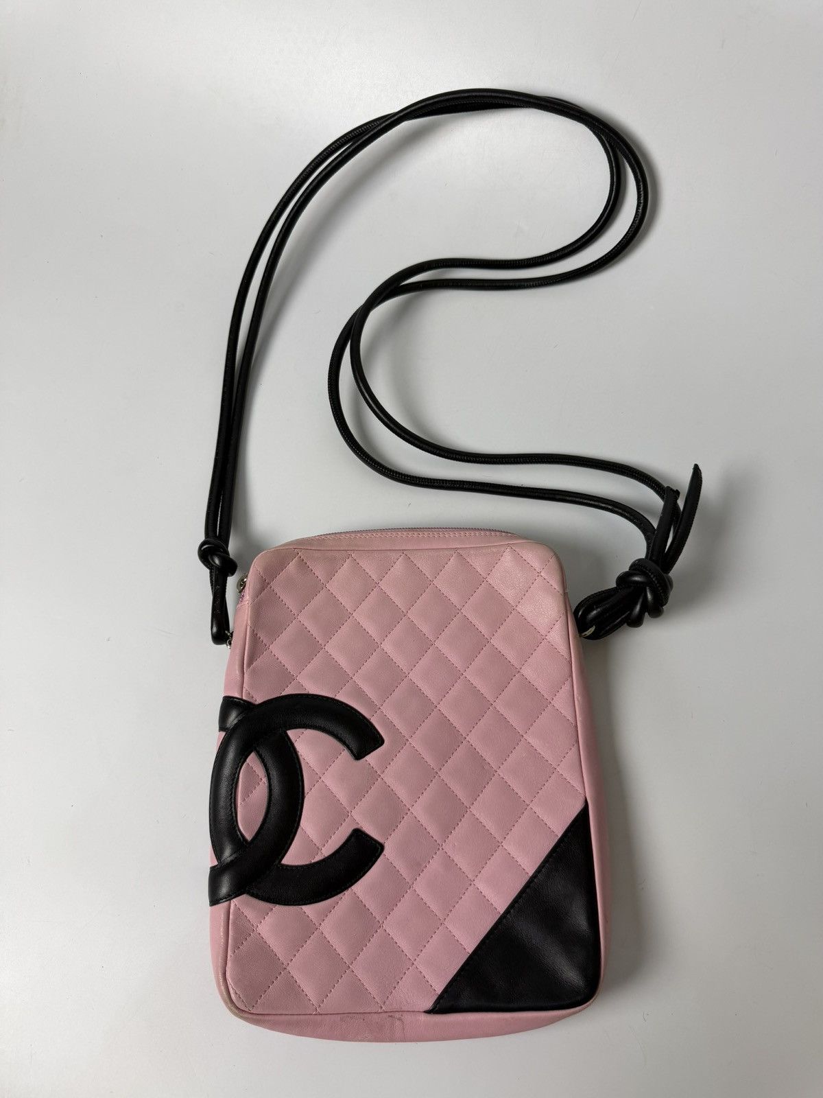 Chanel 2003 Chanel Pink Cambon Ligne Messenger Bag Size ONE SIZE - 5 Thumbnail