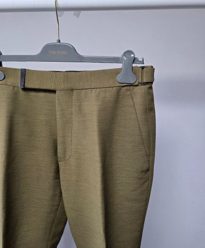Tom Ford o1sm1stk0824 Wool Viscose Sport Atticus Feu Pant Khahi Brown Size US 32 / EU 48 - 2 Thumbnail