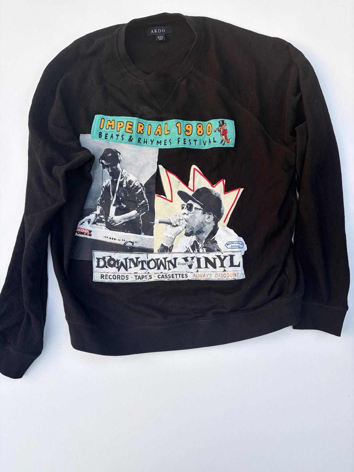 AKOO AKOO Imperial 1980 Beats & Rhymes Sweatshirt (Size 4XL) Size US XXL / EU 58 / 5 - 1 Thumbnail