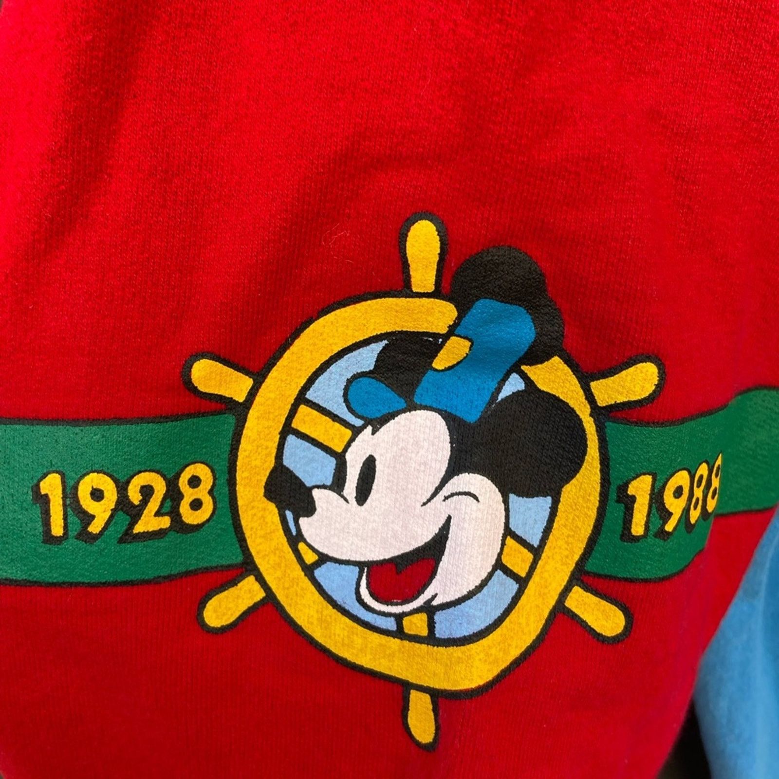 Mickey & Co. VTG Steamboat Willie Mickey Mouse sweatshirt Size L / US 10 / IT 46 - 3 Thumbnail