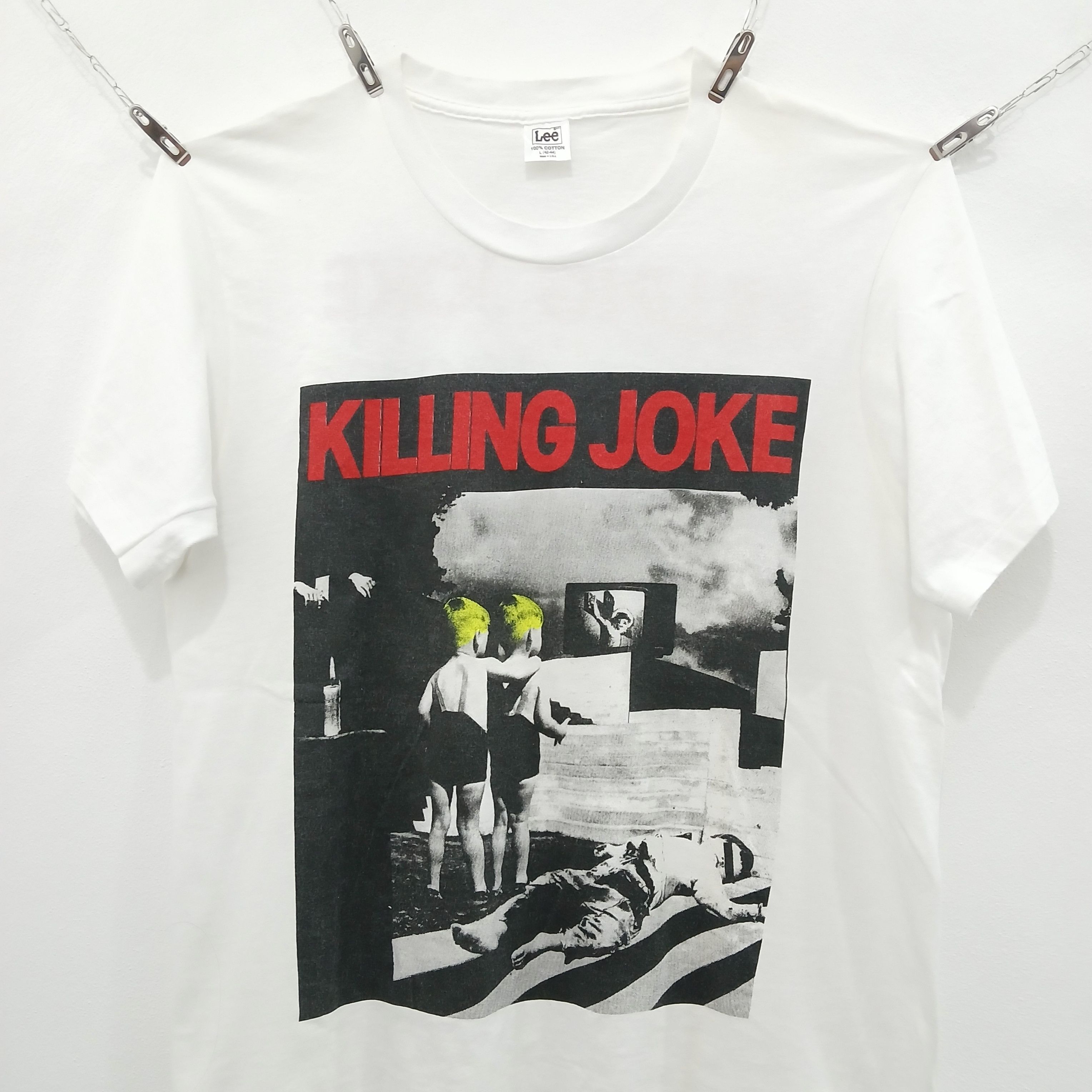 Vintage KILLING JOKE Band Vintage Tee 90's *Rare Size US L / EU 52-54 / 3 - 3 Thumbnail
