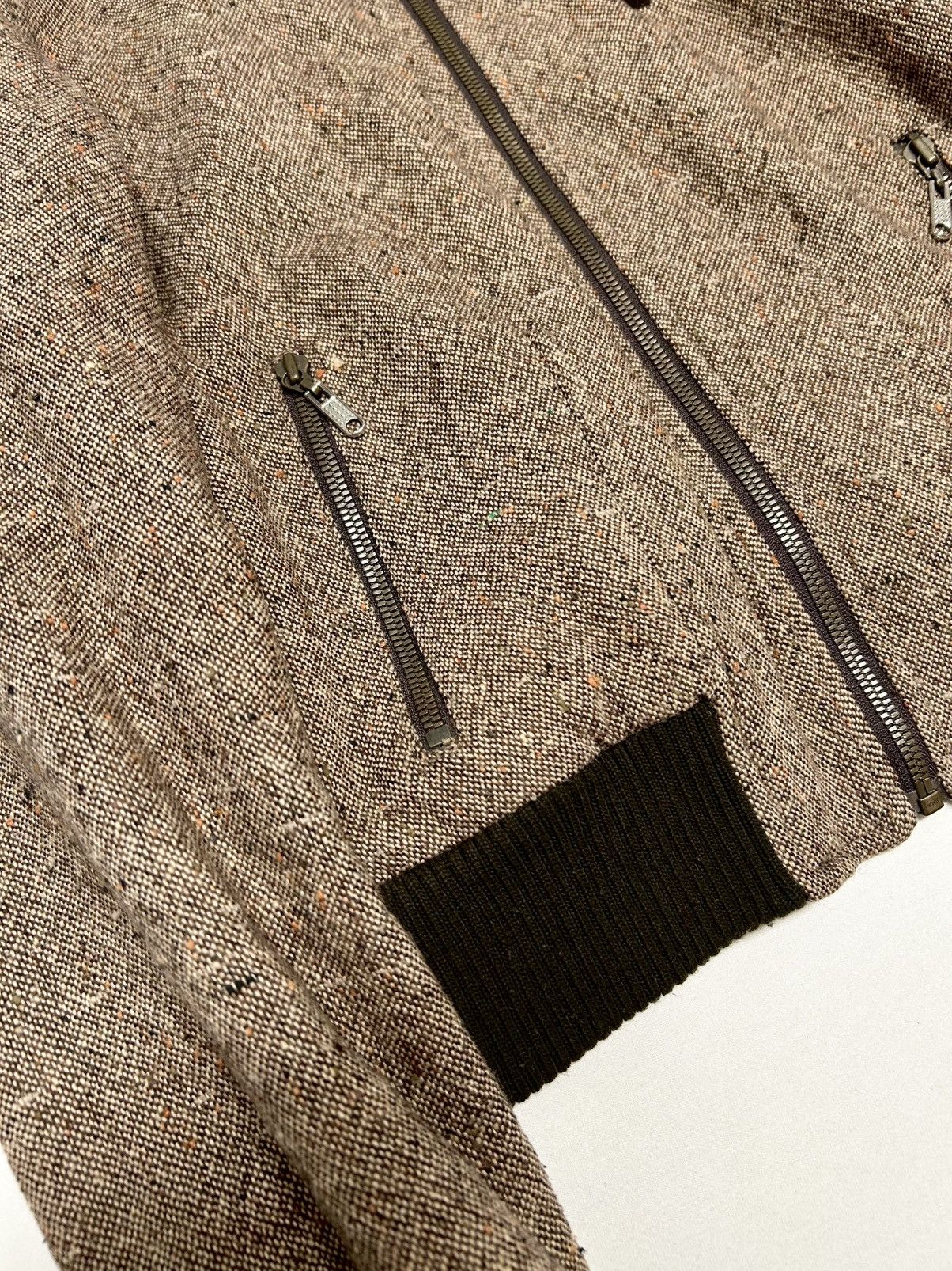 Walter Van Beirendonck AW1998 Down-Filled Tweed Bomber Jacket Size US XS / EU 42 / 0 - 6 Thumbnail