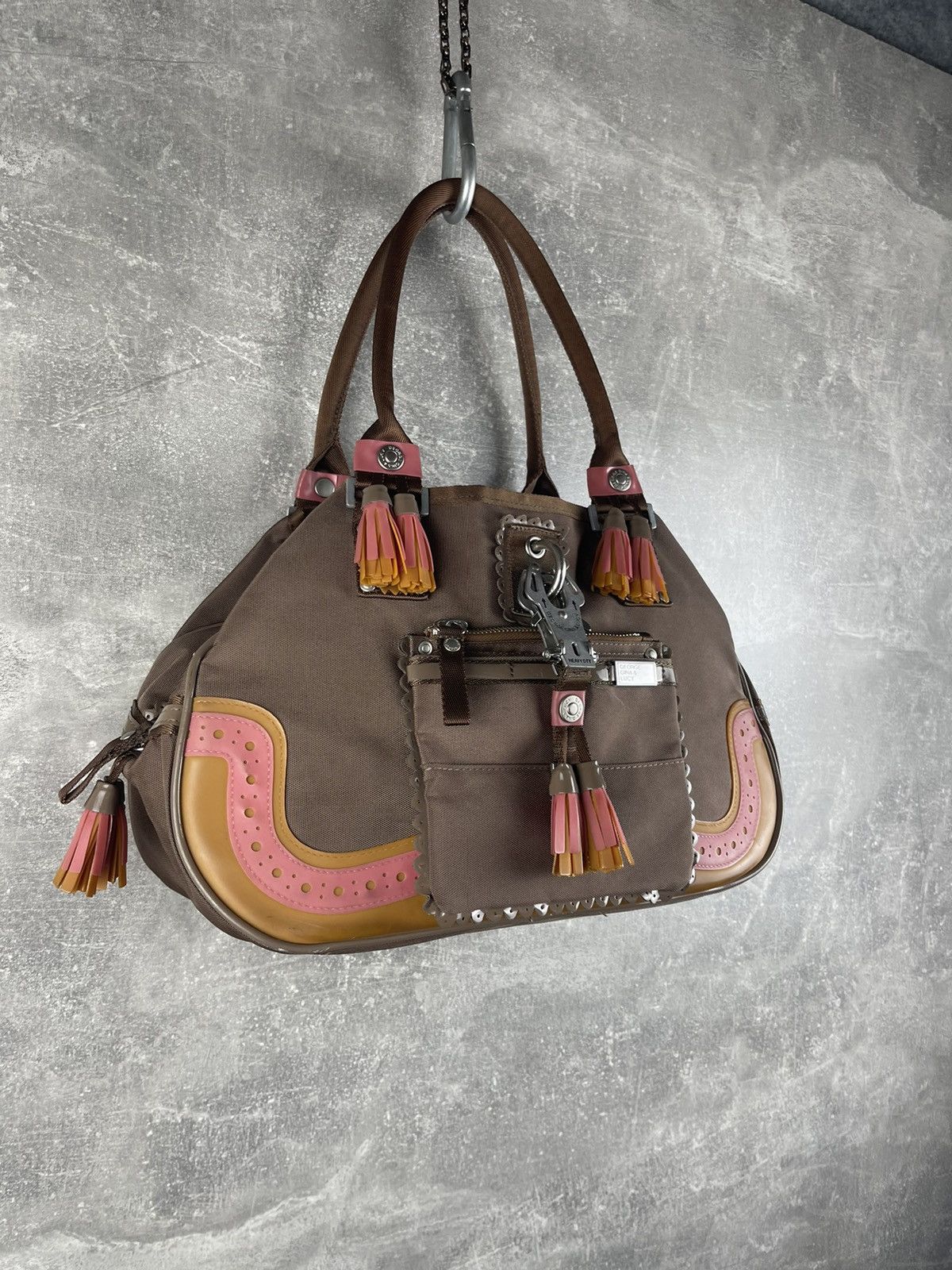 George Gina & Lucy George Gina & Lucy "175 Fringes" Brown Tassels Satchel Bag Size ONE SIZE - 3 Thumbnail