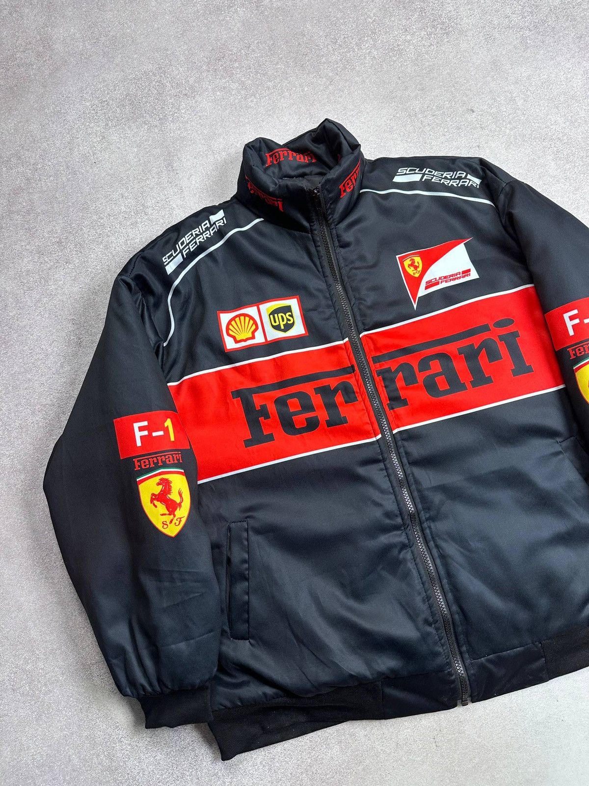 Ferrari Vintage 90s Ferarri Racing Nascar Y2K Jacket L Size US L / EU 52-54 / 3 - 2 Thumbnail