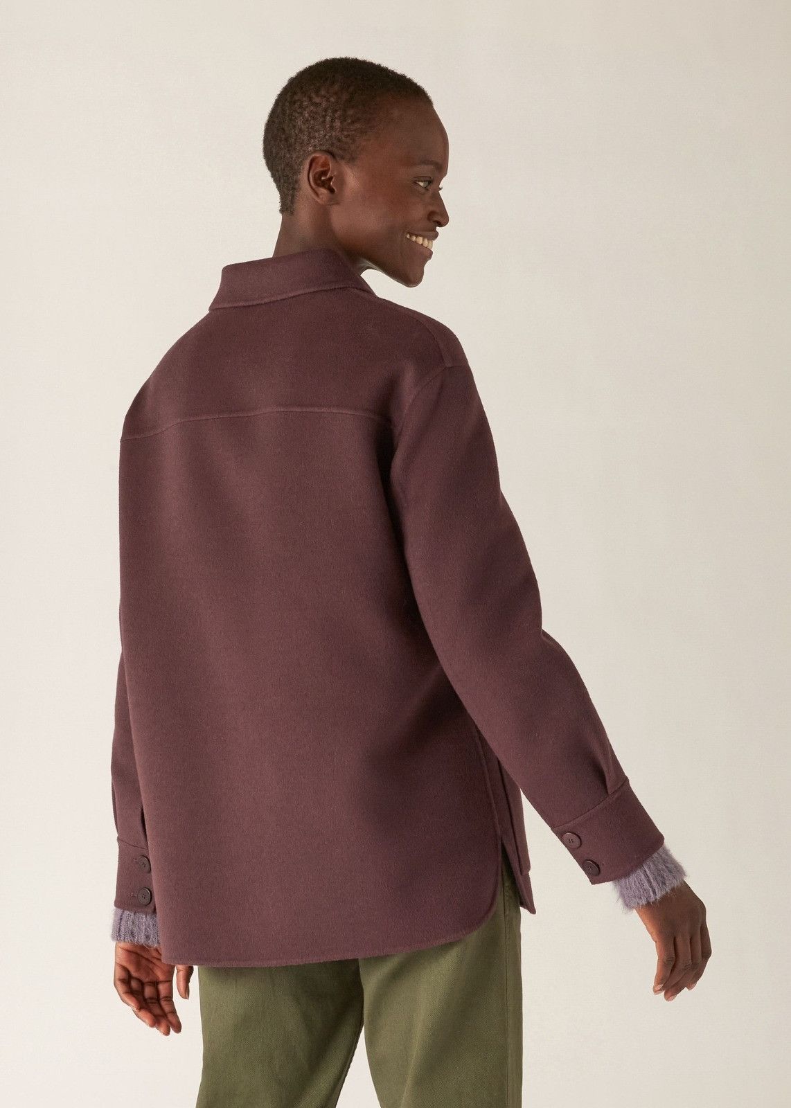 Loro Piana o1srvl11e0924 Larson Jacket in Burgundy Size L / US 10 / IT 46 - 3 Thumbnail