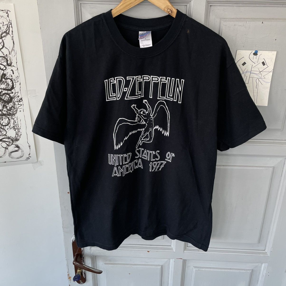 Band Tees × Led Zeppelin × Vintage Vintage 2003 Led Zeppelin United States of America T-shirt Size US L / EU 52-54 / 3 - 2 Thumbnail