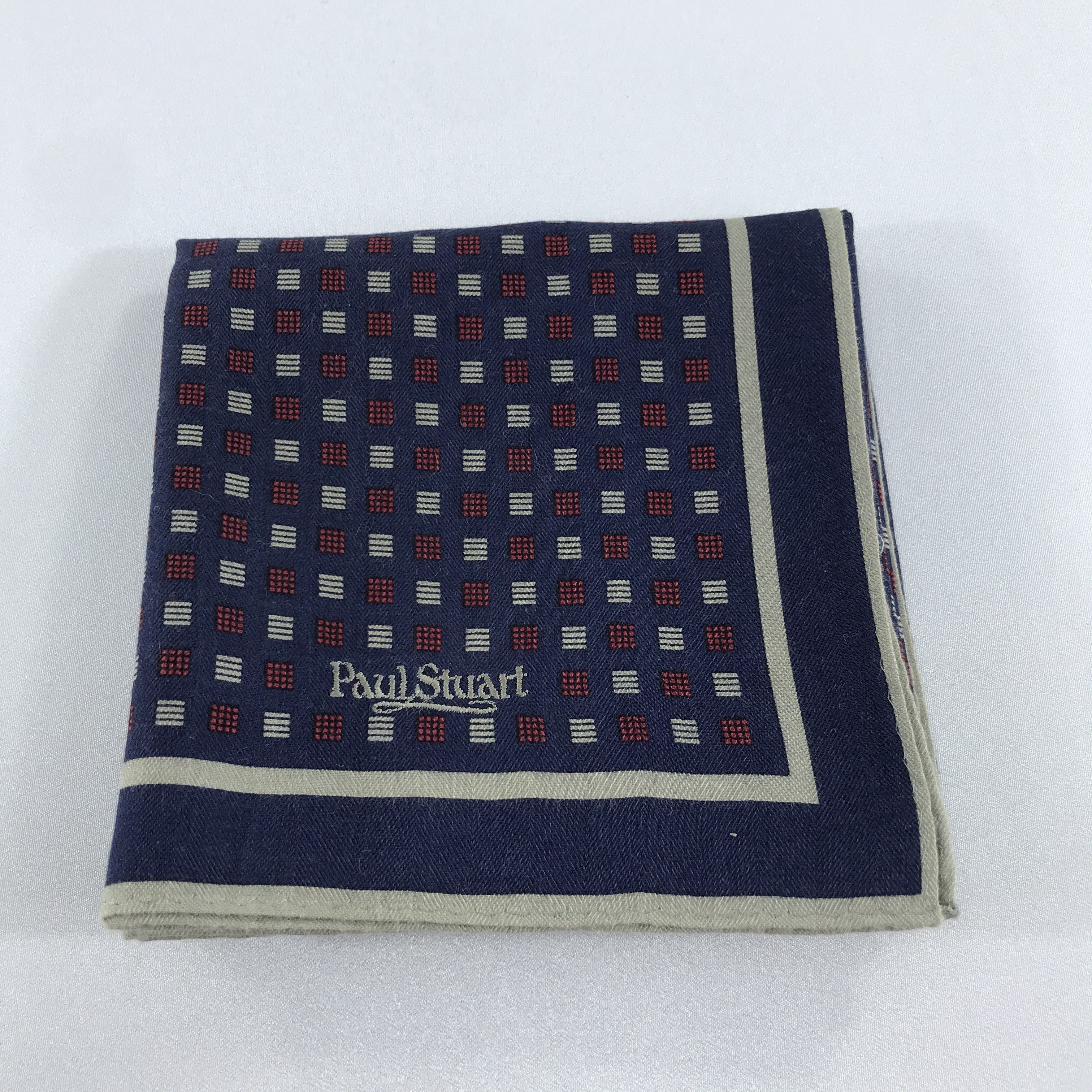 Paul Stuart Paul Stuart Handkerchief Neckerchief Bandana H642 Size ONE SIZE - 6 Thumbnail