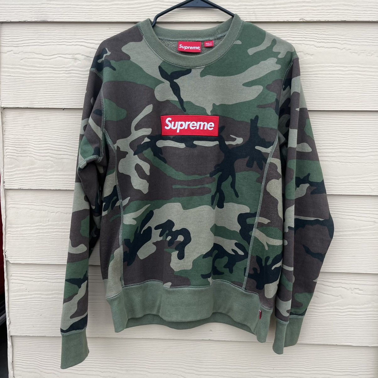 Supreme camo box logo AW15