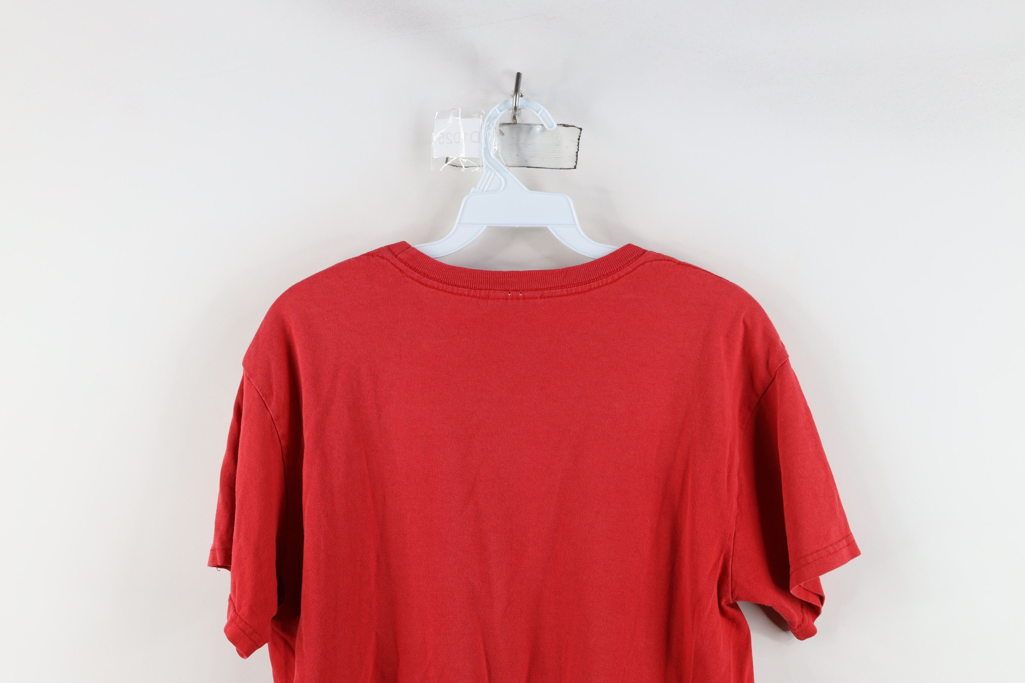 Nike × Vintage Vintage 90s Nike Script Spell Out Short Sleeve T-Shirt USA Size L / US 10 / IT 46 - 13 Thumbnail