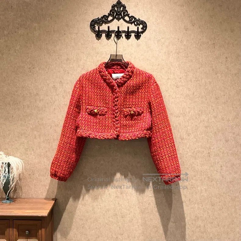 Valentino Valentino Contrasting stud braided coat Size XS / US 0-2 / IT 36-38 - 1 Thumbnail