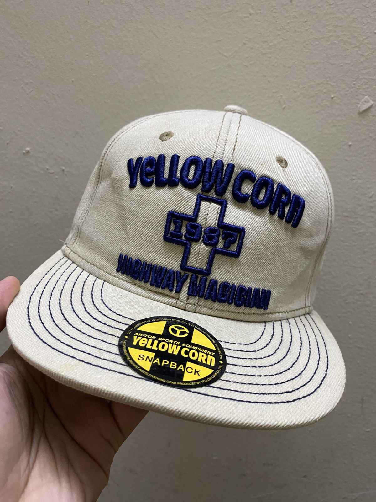 Vintage Y2K Yellow Corn Baseball Hat