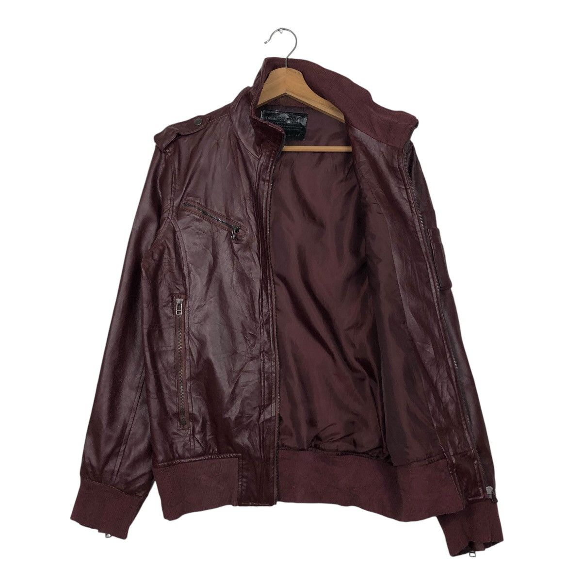 Japanese Brand 📌Vintage Biker Leather Jacket Clone Devgrun Size US M / EU 48-50 / 2 - 12 Thumbnail