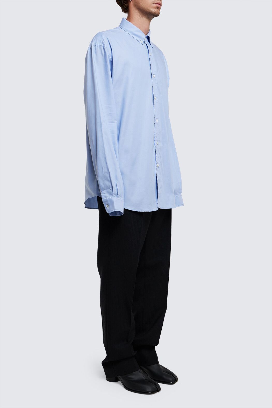 Maison Margiela o1y1124 Shirt In Light Blue Size US M / EU 48-50 / 2 - 3 Thumbnail