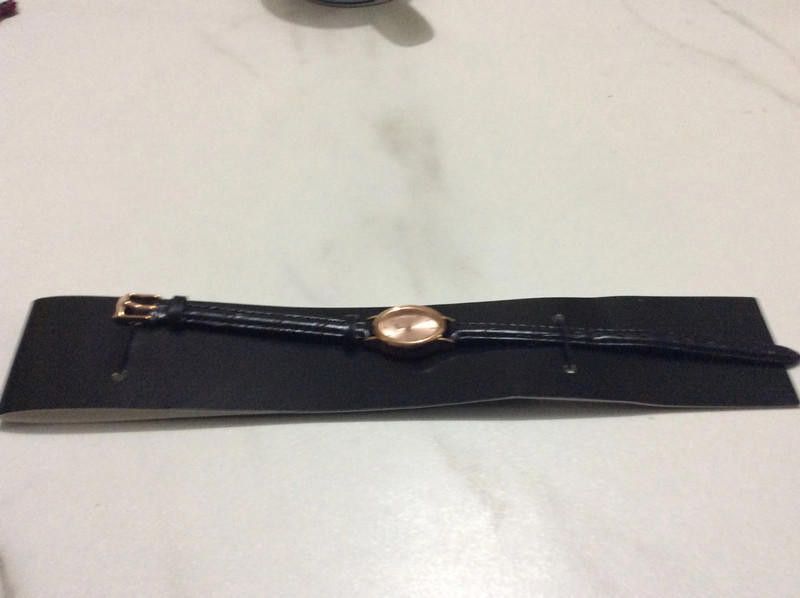 Designer limit ladies rose gold dial black leather strap Size ONE SIZE - 4 Thumbnail