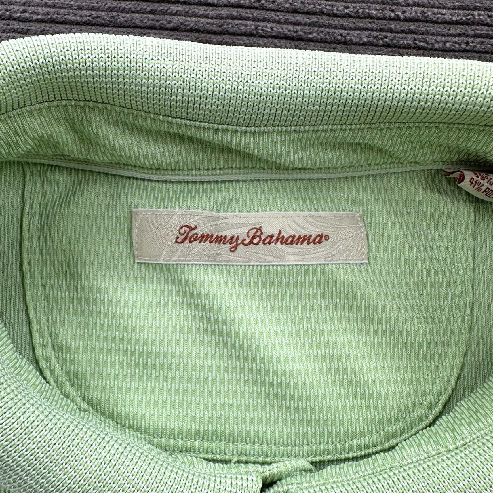 Tommy Bahama Tommy Bahama Polo Shirt Men XL Green Modal Golf Weekend Travel Shirt Polo Golfing Outdoor Casual Mens XL Green Size US XL / EU 56 / 4 - 3 Thumbnail