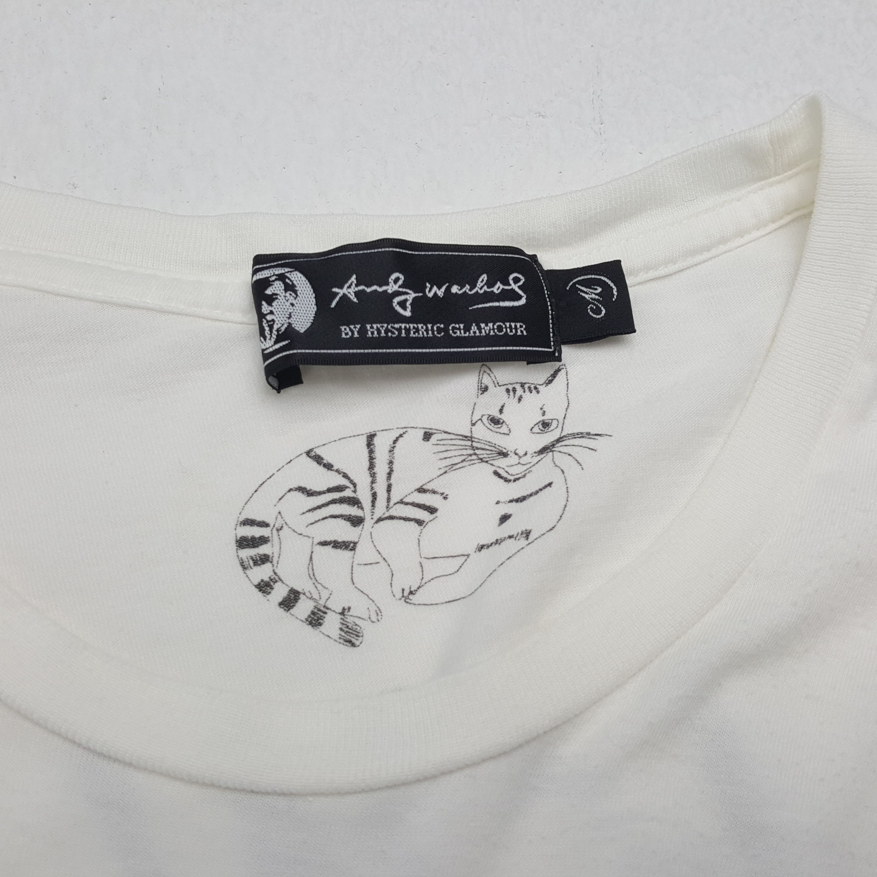 Andy Warhol × Hysteric Glamour × Vintage ANDY WARHOL by HYSTERIC GLAMOUR Japanese Streetwear Tshirt Size US S / EU 44-46 / 1 - 7 Thumbnail