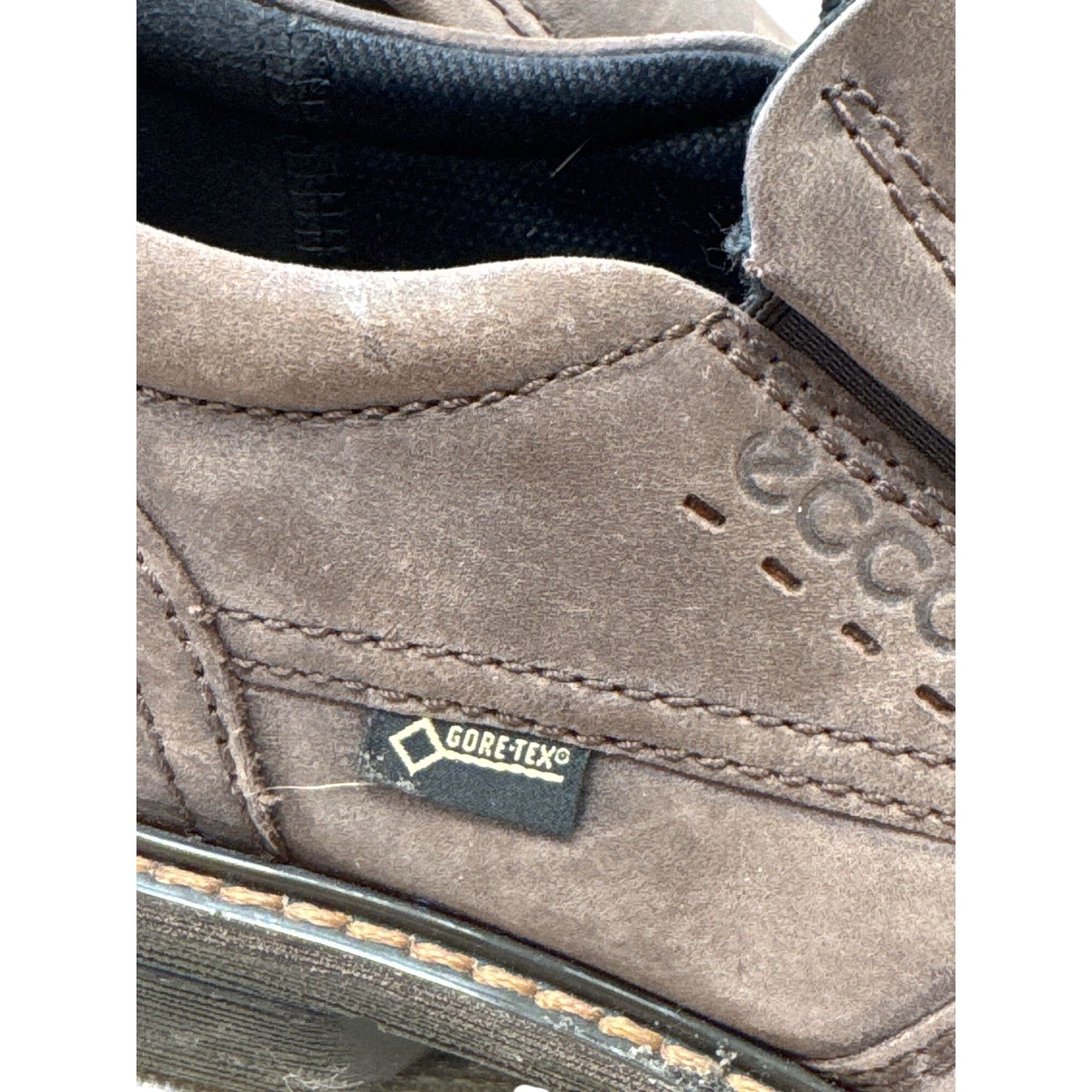 Ecco Ecco Gore-Tex Mens Brown Slip-On Leather Loafers Size 7 SKU Size US 7 / EU 40 - 4 Thumbnail