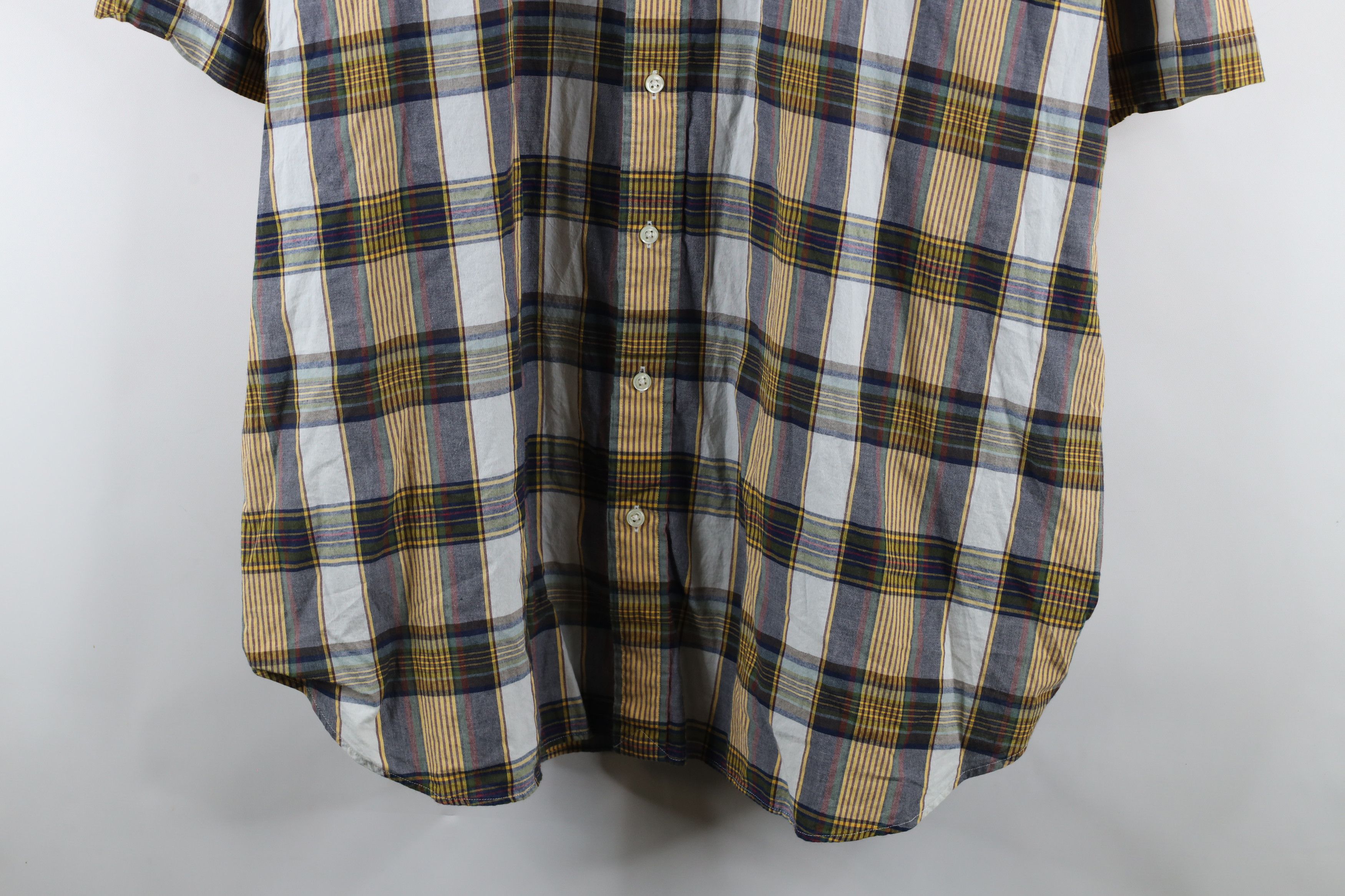 Ralph Lauren × Vintage Vintage 90s Ralph Lauren Fit Short Sleeve Button Down Shirt Size US XXL / EU 58 / 5 - 3 Thumbnail