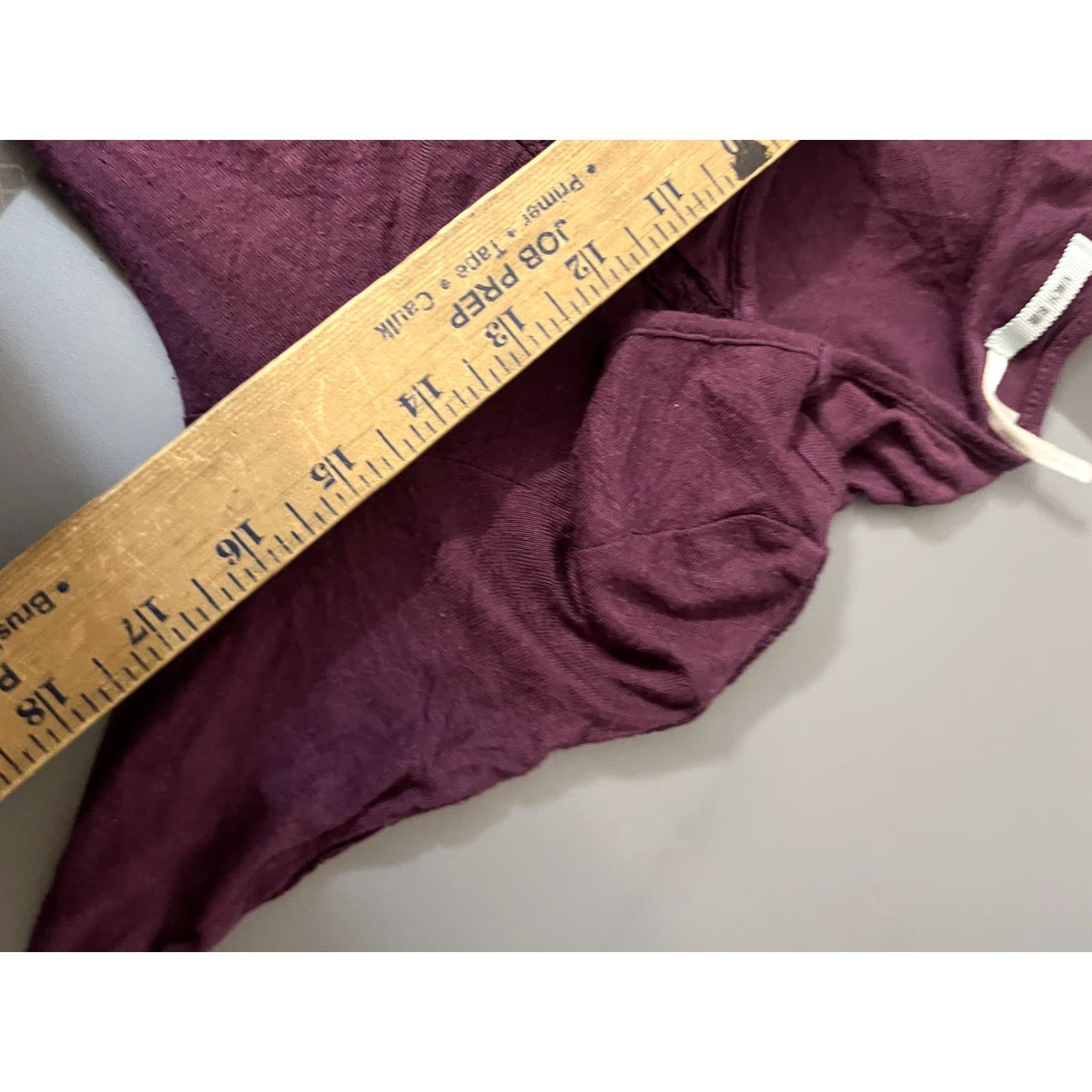 Vintage Kimchi blue Blouse Womens XS Maroon V-Neck 3/4 Sleeve Casual Pullover Tunic Rayon Pageant? (Note: must not add words) Size XS / US 0-2 / IT 36-38 - 5 Thumbnail