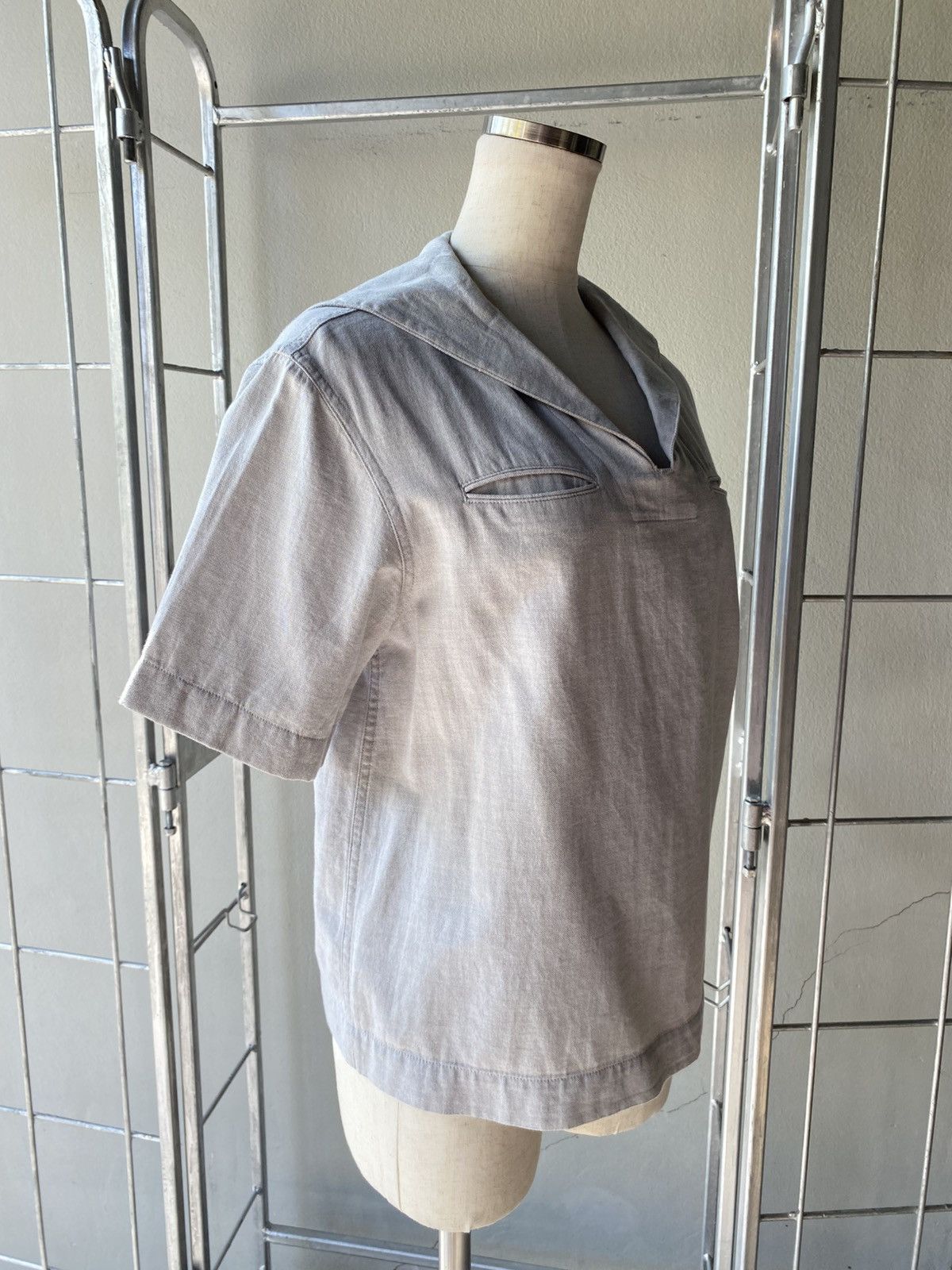 A.P.C. A.P.C. Light Gray Sailor Tee Size S / US 4 / IT 40 - 9 Thumbnail