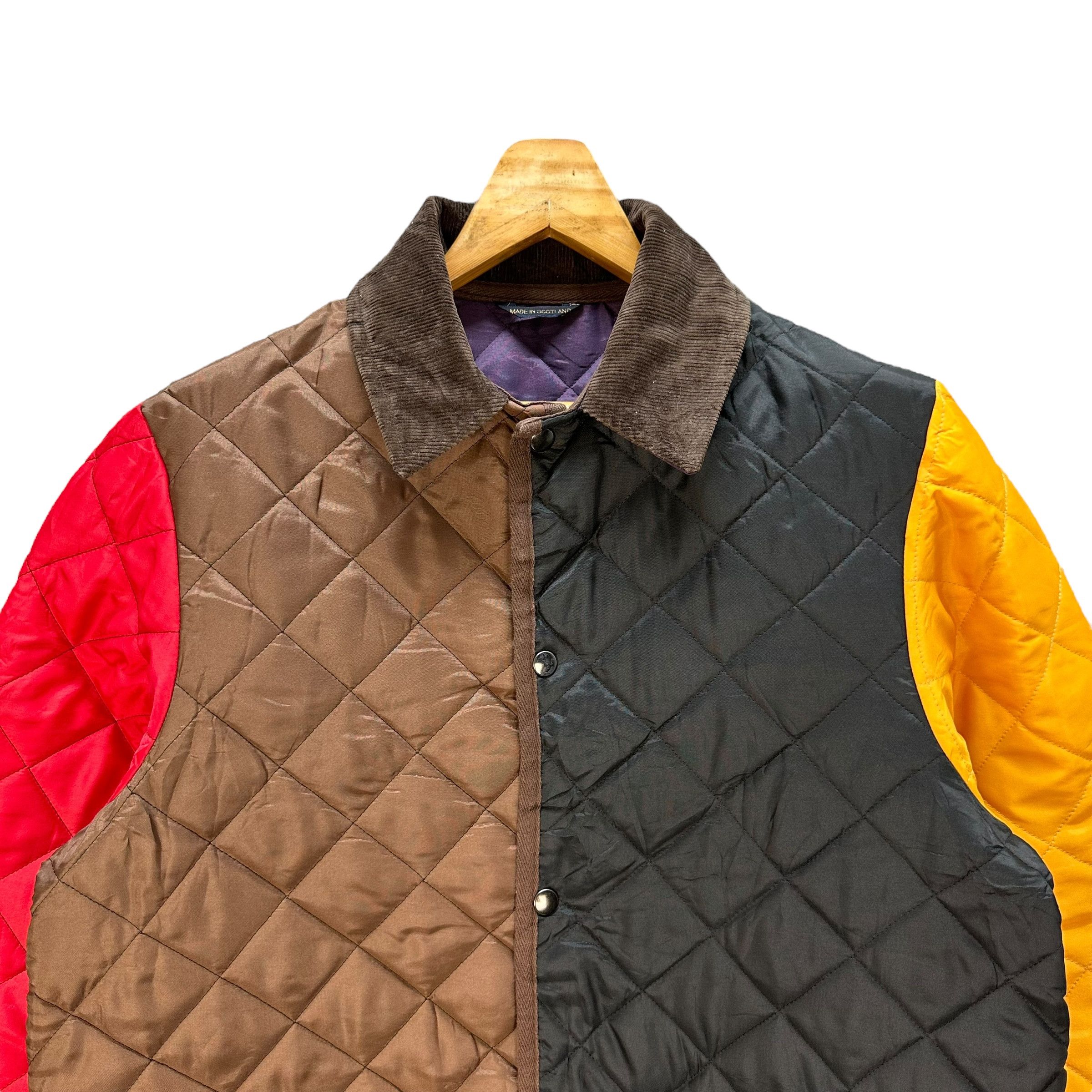 Mackintosh MACKINTOSH X SHIPS Multicolored Quilted Jacket #A56-1289 Size US L / EU 52-54 / 3 - 2 Thumbnail