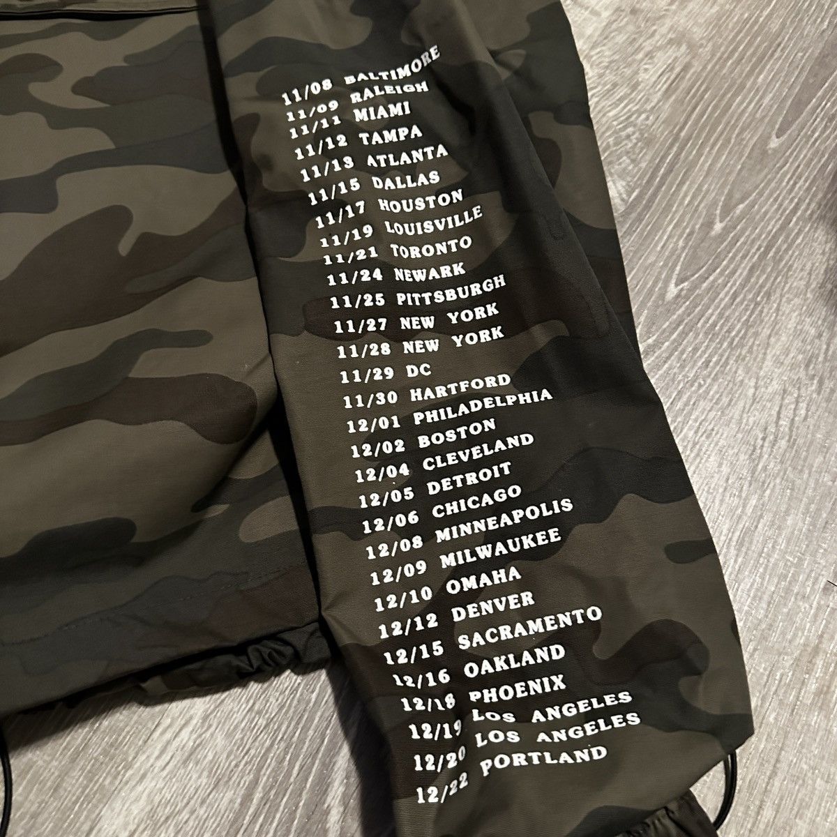 Travis Scott Travis Scott Atsroworld Tour Camo Anorak “No Bystanders” Size US XL / EU 56 / 4 - 4 Thumbnail