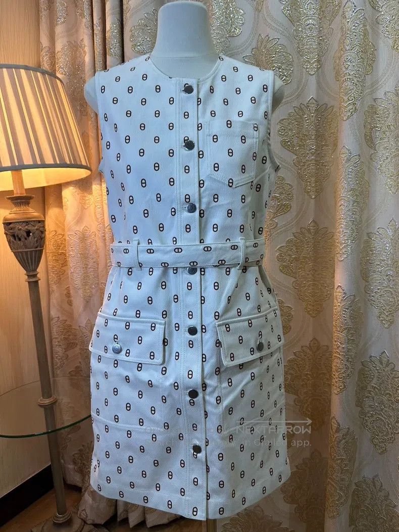 Hermes Hermes Pig Nose Patterned Dress Size XS / US 0-2 / IT 36-38 - 1 Thumbnail
