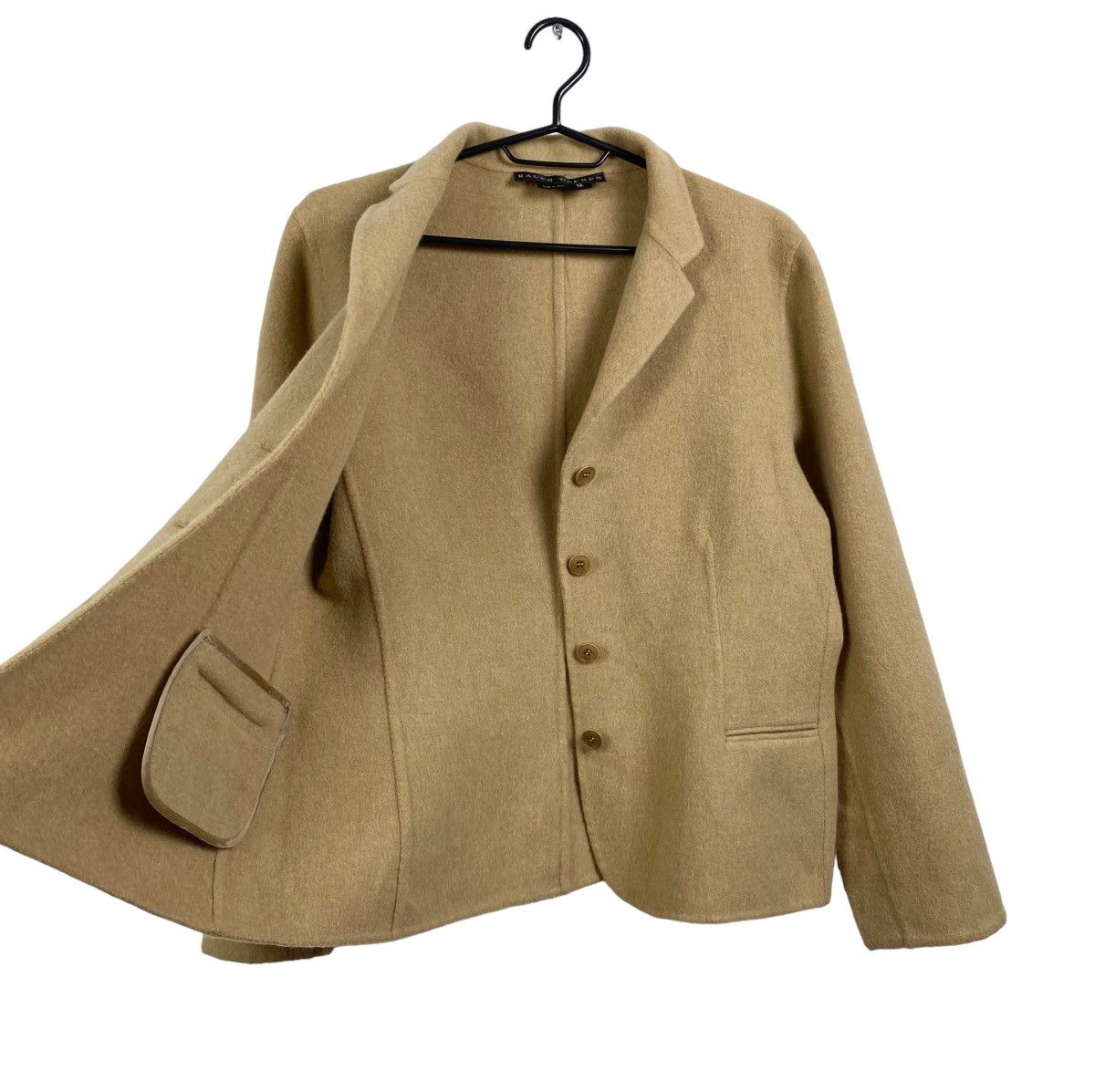 Ralph Lauren × Ralph Lauren Black Label ralph lauren black label blazer jacket cashmere-angora Size XL / US 12-14 / IT 48-50 - 7 Thumbnail