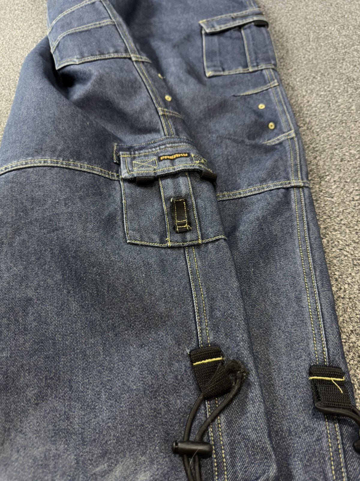 Hypebeast Archive ‼️ Baggy Frerky Soul Massive y2k Heavy Denim Jeans Size US 34 / EU 50 - 7 Thumbnail