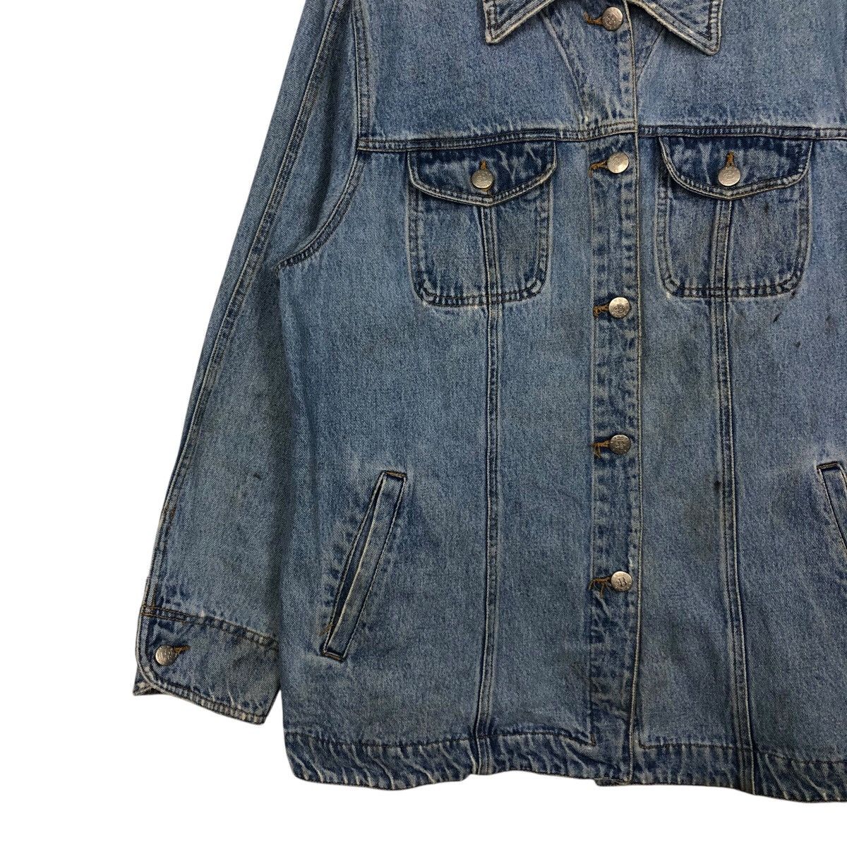 Japanese Brand 📌Vintage Biker Denim Jacket Avenue Blues Issey Miyake Size US M / EU 48-50 / 2 - 5 Thumbnail