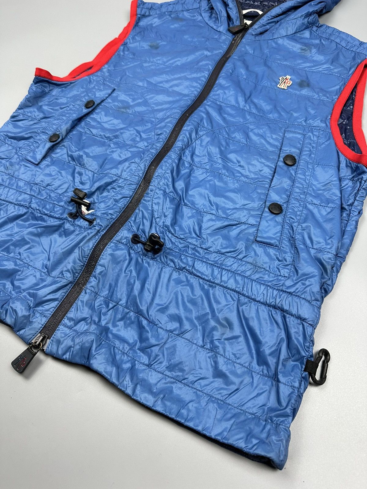 Moncler Vintage Moncler Vest Full Zipper Hoodies Size US L / EU 52-54 / 3 - 5 Thumbnail