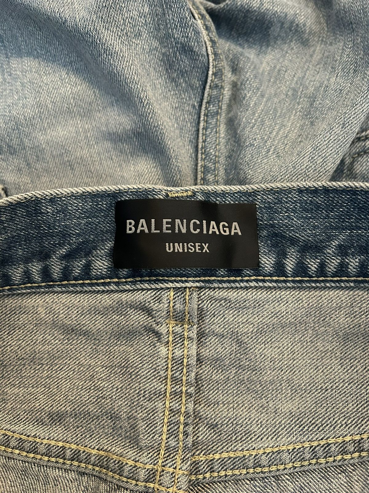 Balenciaga Balenciaga Blue Lost Tape Flared Denim Size US 32 / EU 48 - 4 Thumbnail