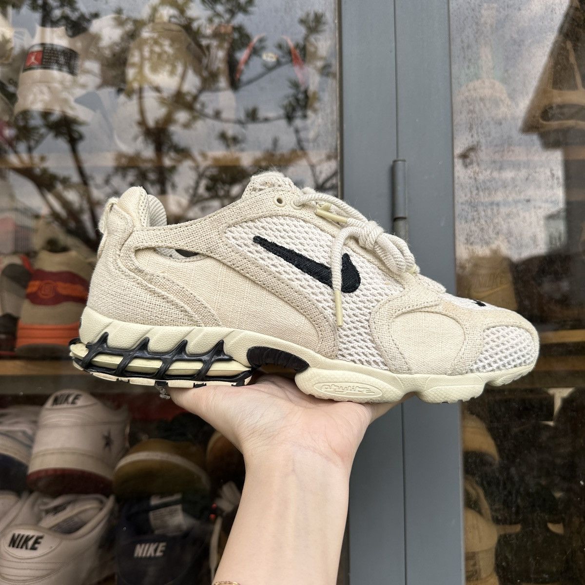 Nike × Stussy Stussy x Nike Spiridon zoom Caged 2 Fossil CQ5486-200 Size US 10.5 / EU 43-44 - 1 Thumbnail