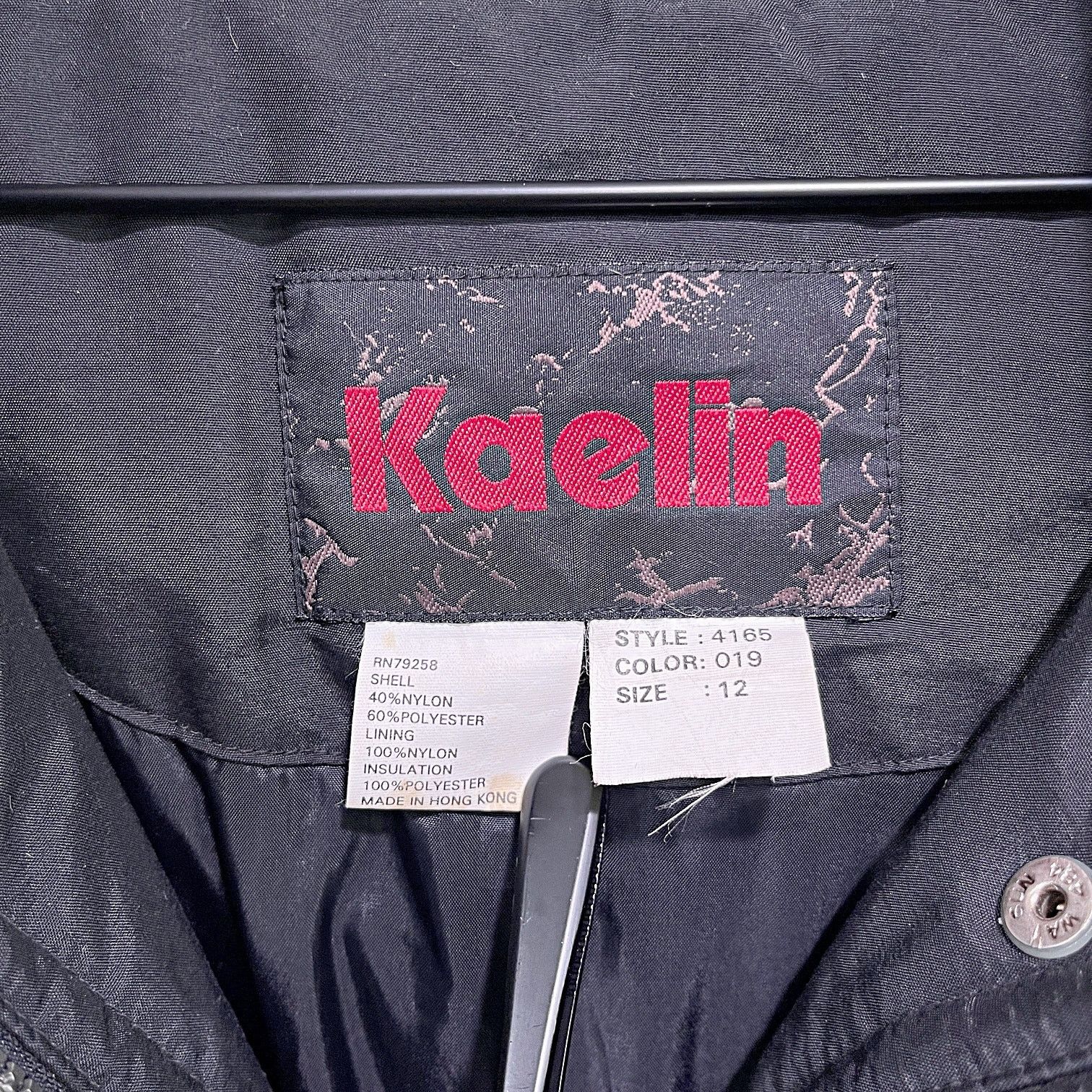 Vintage Kaelin Vintage 90s Long Ski Jacket Black Womens 12 Size XL / US 12-14 / IT 48-50 - 6 Thumbnail