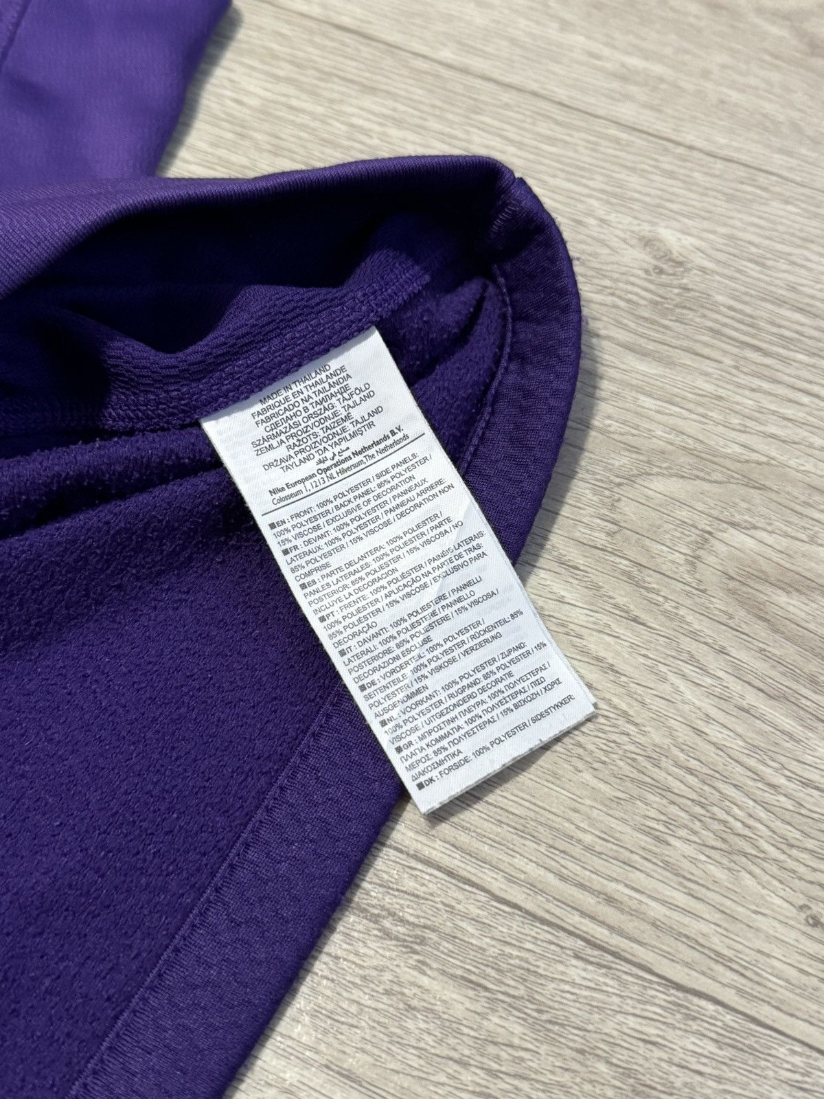 Nike 🔷Vintage Nike Aston Villa 2010/11 Track Sweatshirt🔷 Size US L / EU 52-54 / 3 - 6 Thumbnail