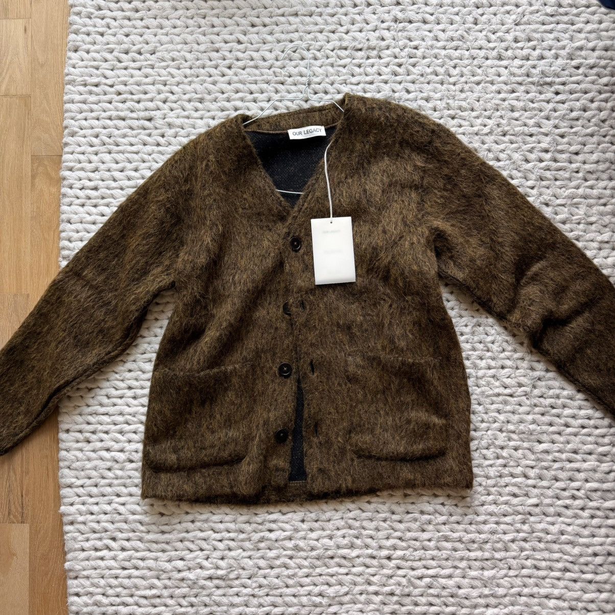 Our Legacy Our Legacy olive melange mohair sweater Size US M / EU 48-50 / 2 - 1 Thumbnail