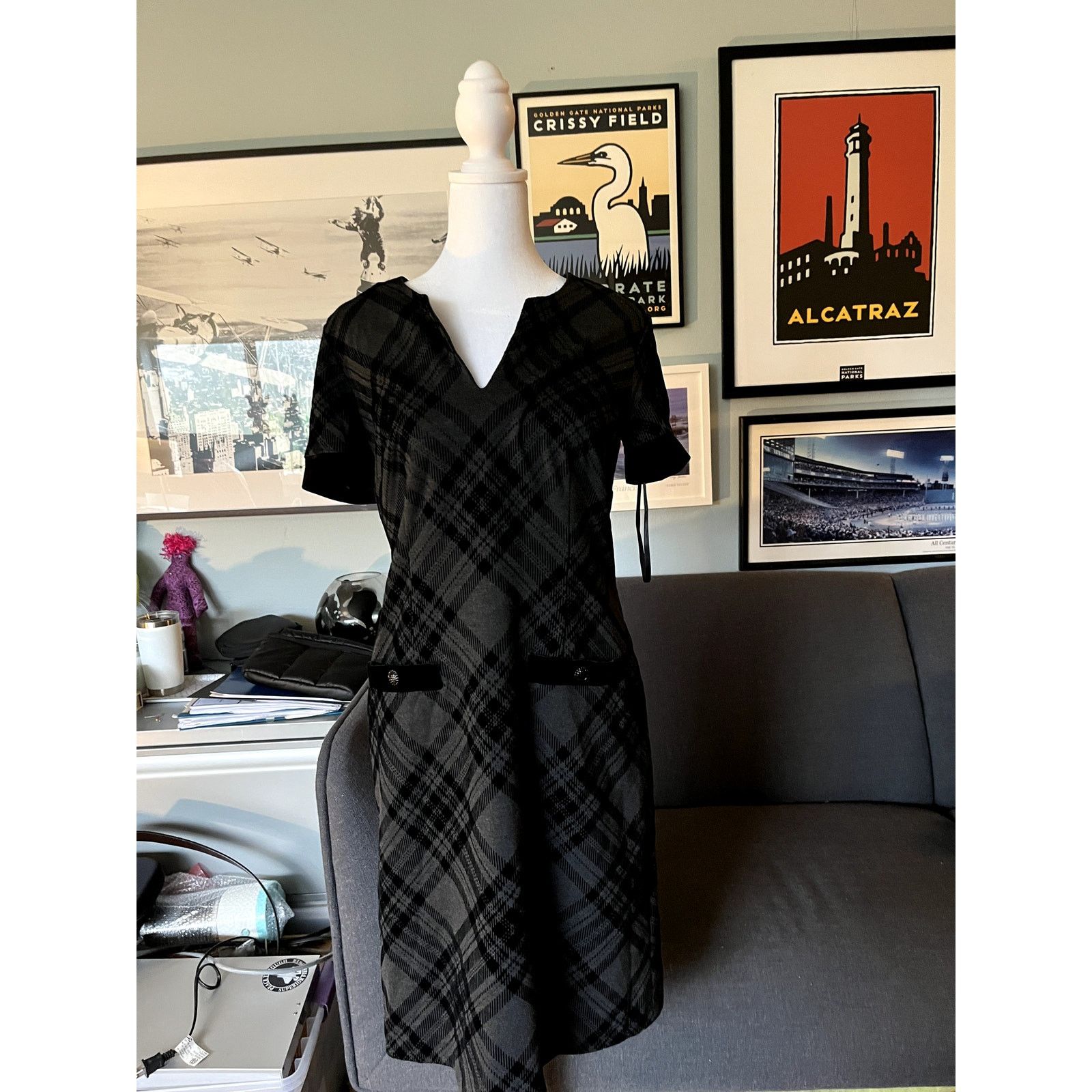 Karl Lagerfeld VINTAGE Karl Lagerfeld Paris Dress Size 4 Size S / US 4 / IT 40 - 1 Thumbnail