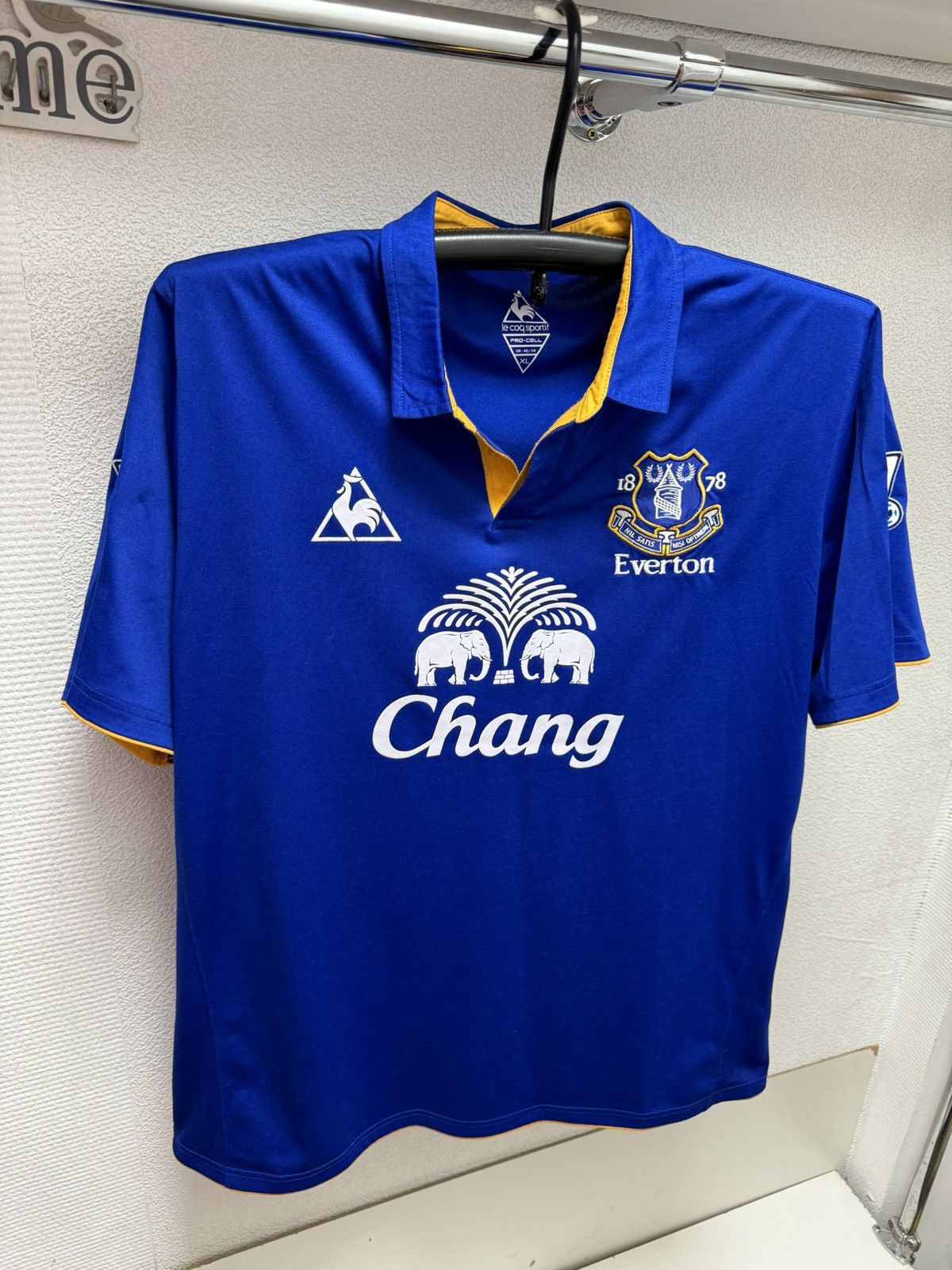 Le Coq Sportif Le Coq Sportif Everton vintage soccer jersey Xl Size US XL / EU 56 / 4 - 1 Thumbnail