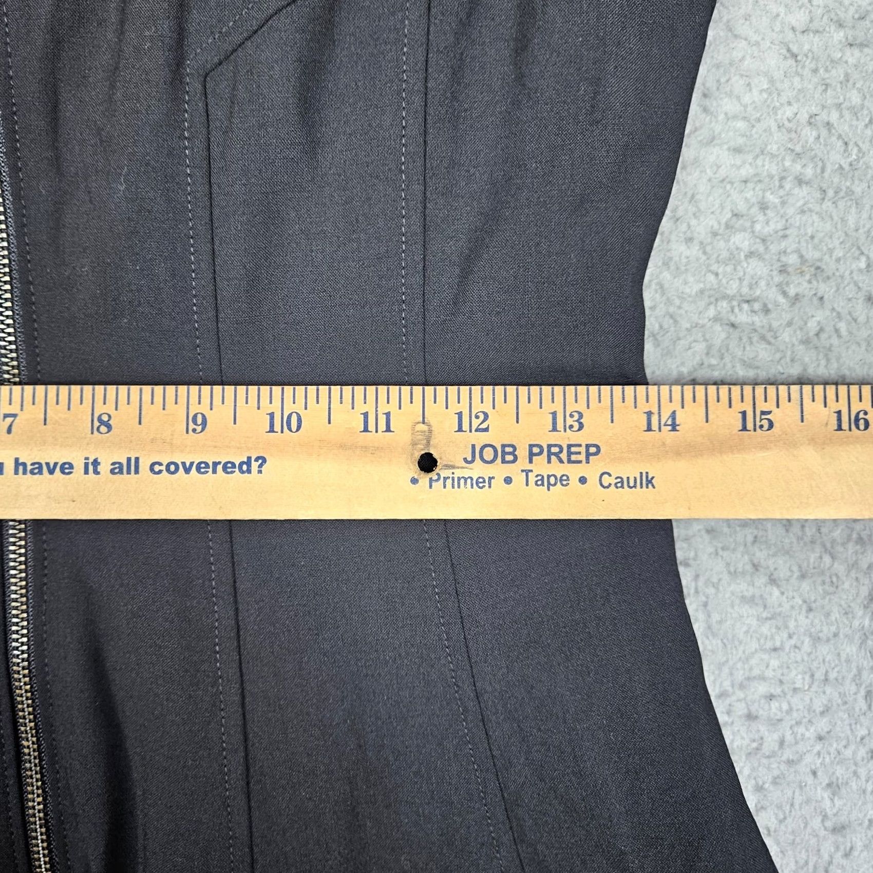 Theory Theory Women's Black Concealed Zip Front Flared Dress Size 4 Size S / US 4 / IT 40 - 4 Thumbnail