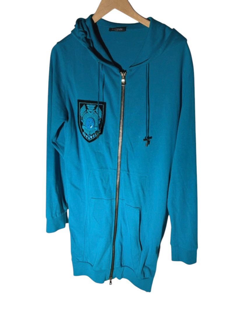 Balmain Homme AW11 サイドジップ　ジップアップ　フーディー Balmain Balmain Side Zipper Hoodie | Grailed