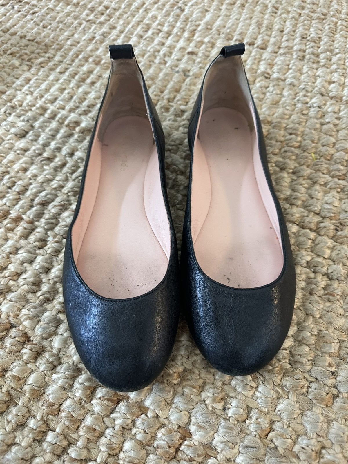 Kate Spade KATE SPADE BLACK LEATHER BALLET FLATS SIZE 7.5 Size US 7.5 / IT 37.5 - 2 Thumbnail