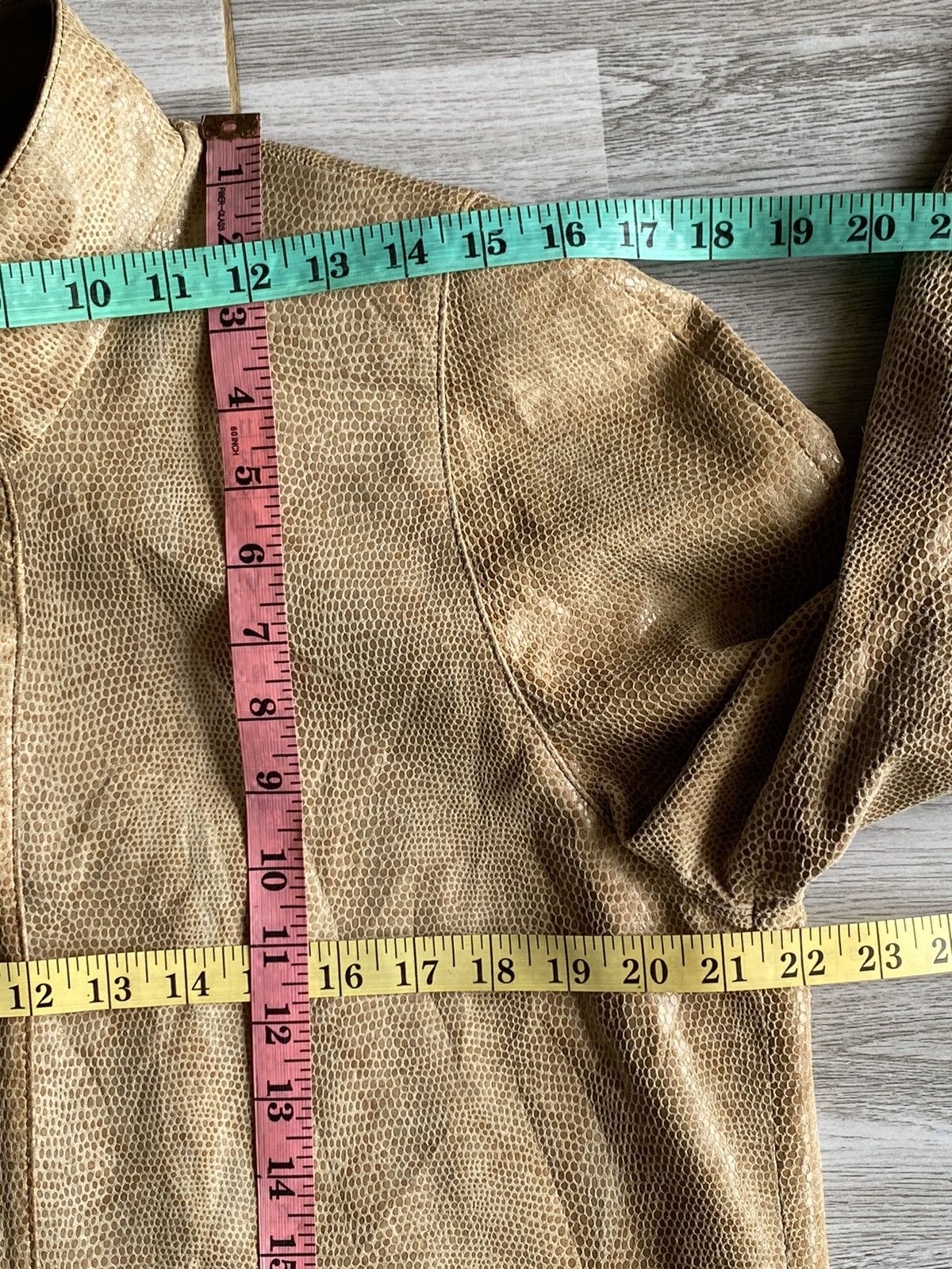 20471120 × Vintage Japanese Brand Leather Jacket Size L / US 10 / IT 46 - 13 Thumbnail