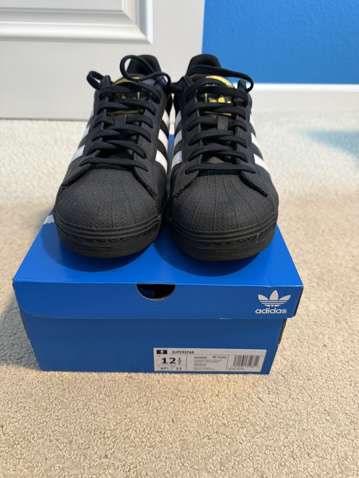 Adidas Adidas Superstar Size US 12.5 / EU 45-46 - 3 Thumbnail