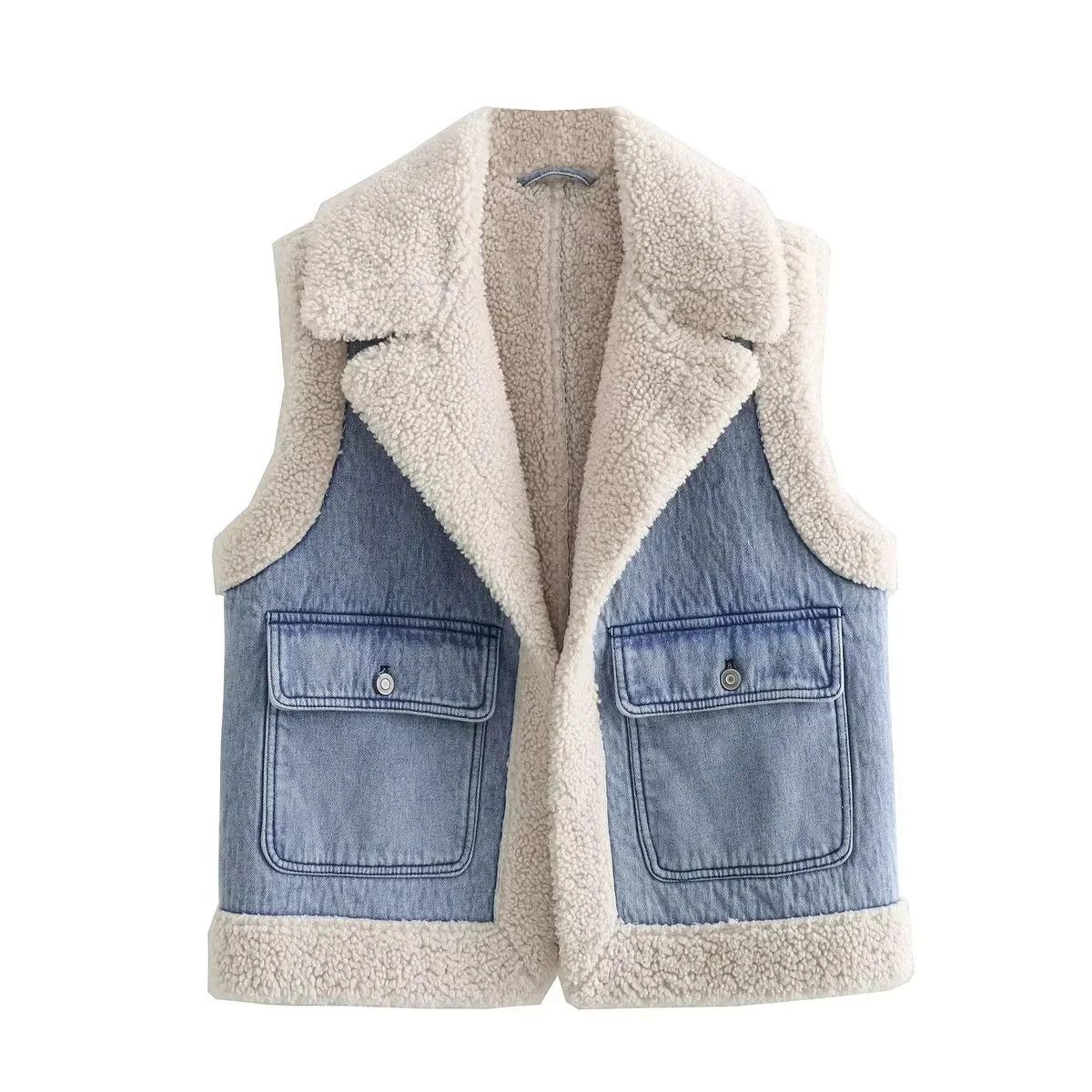 Japanese Brand × Vintage Fur Waistcoat Autumn Winter Sleeveless Jacket Size L / US 10 / IT 46 - 1 Thumbnail
