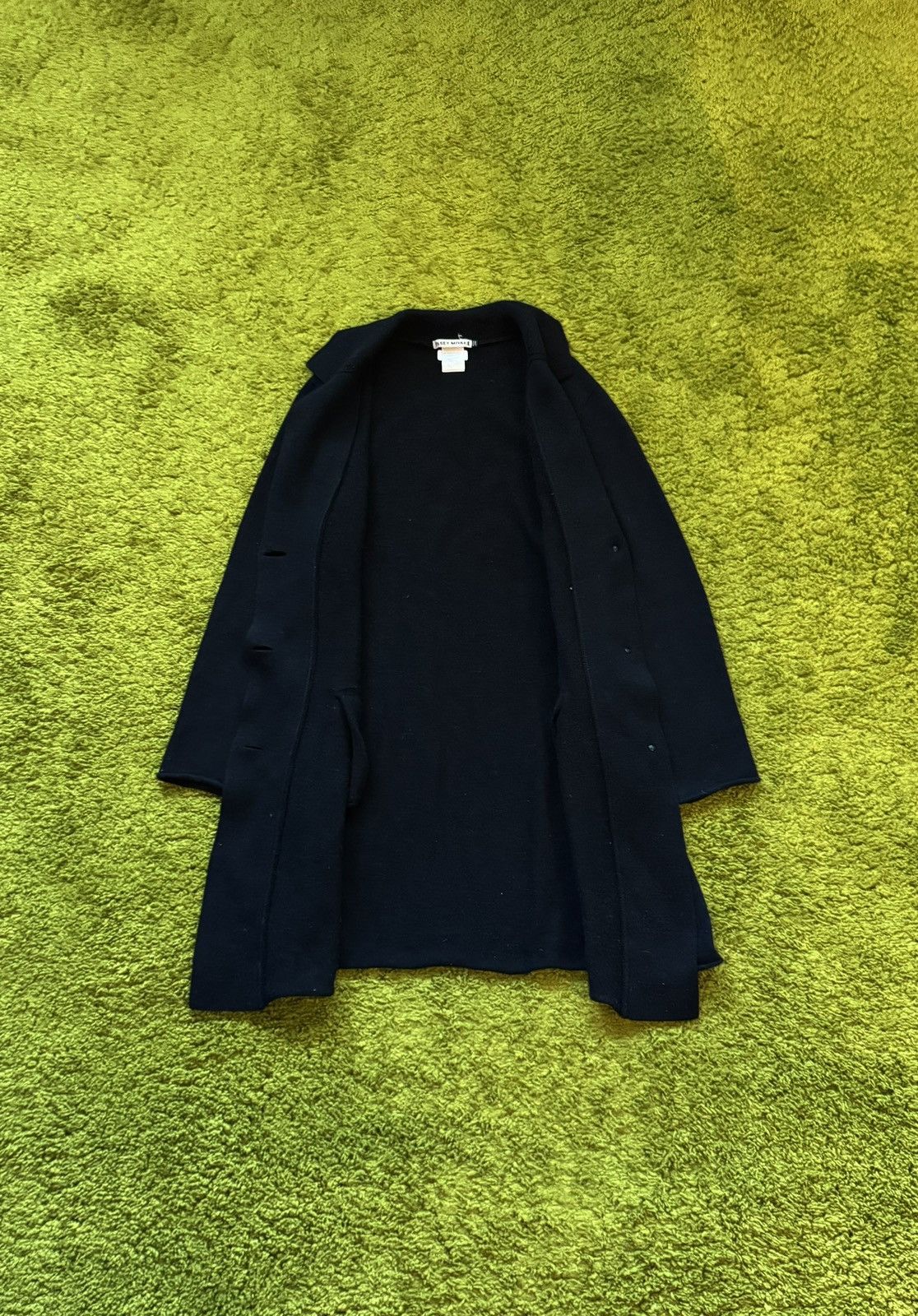 Issey Miyake × Japanese Brand Issey Miyake 1990s archive vintage wool + cashmere cardigan Size S / US 4 / IT 40 - 2 Thumbnail