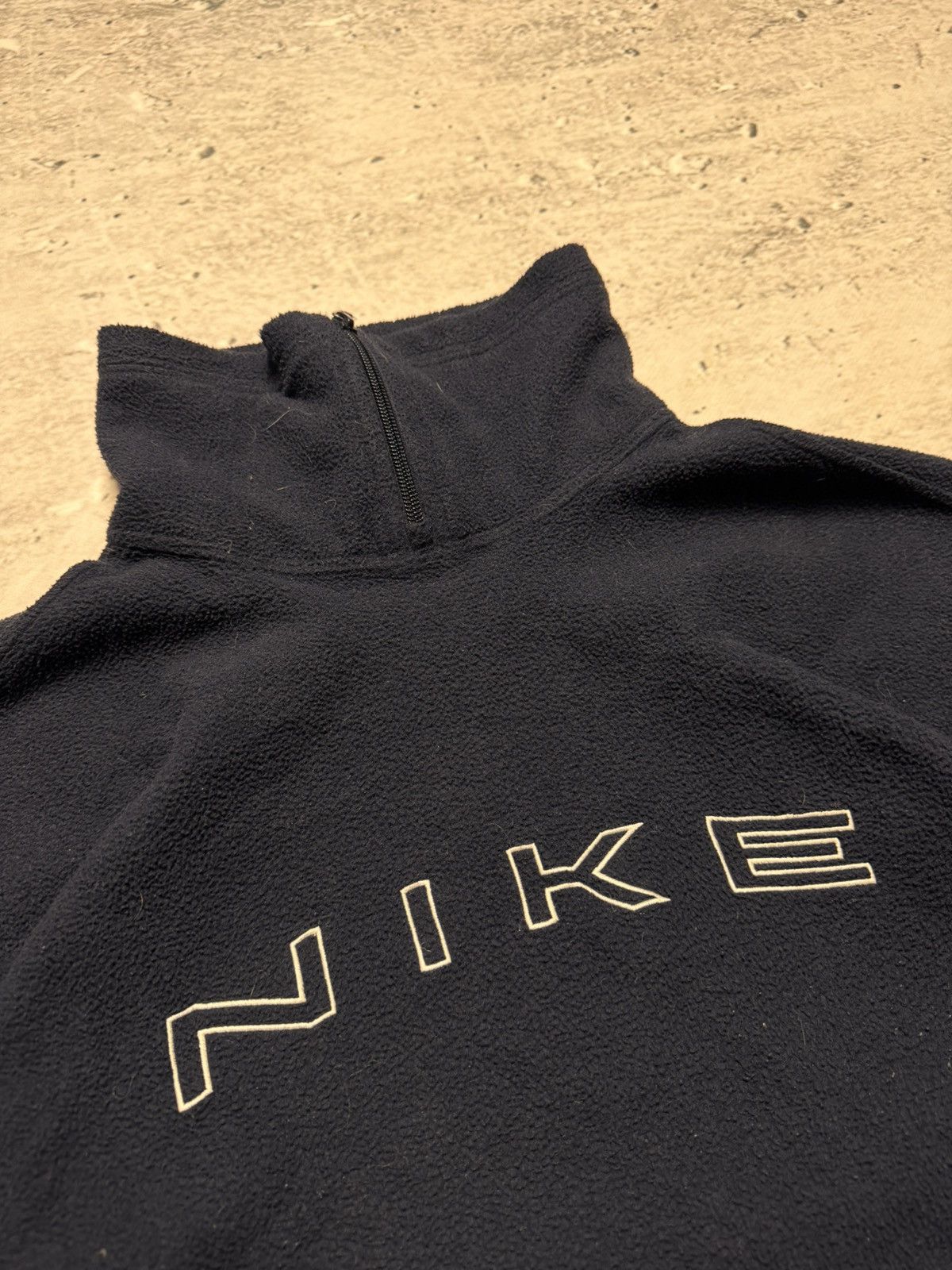 Nike × Vintage NIKE TEDDY FLEECE VINTAGE CENTER LOGO OVERSIZE BOXY HOODIE Size US S / EU 44-46 / 1 - 5 Thumbnail